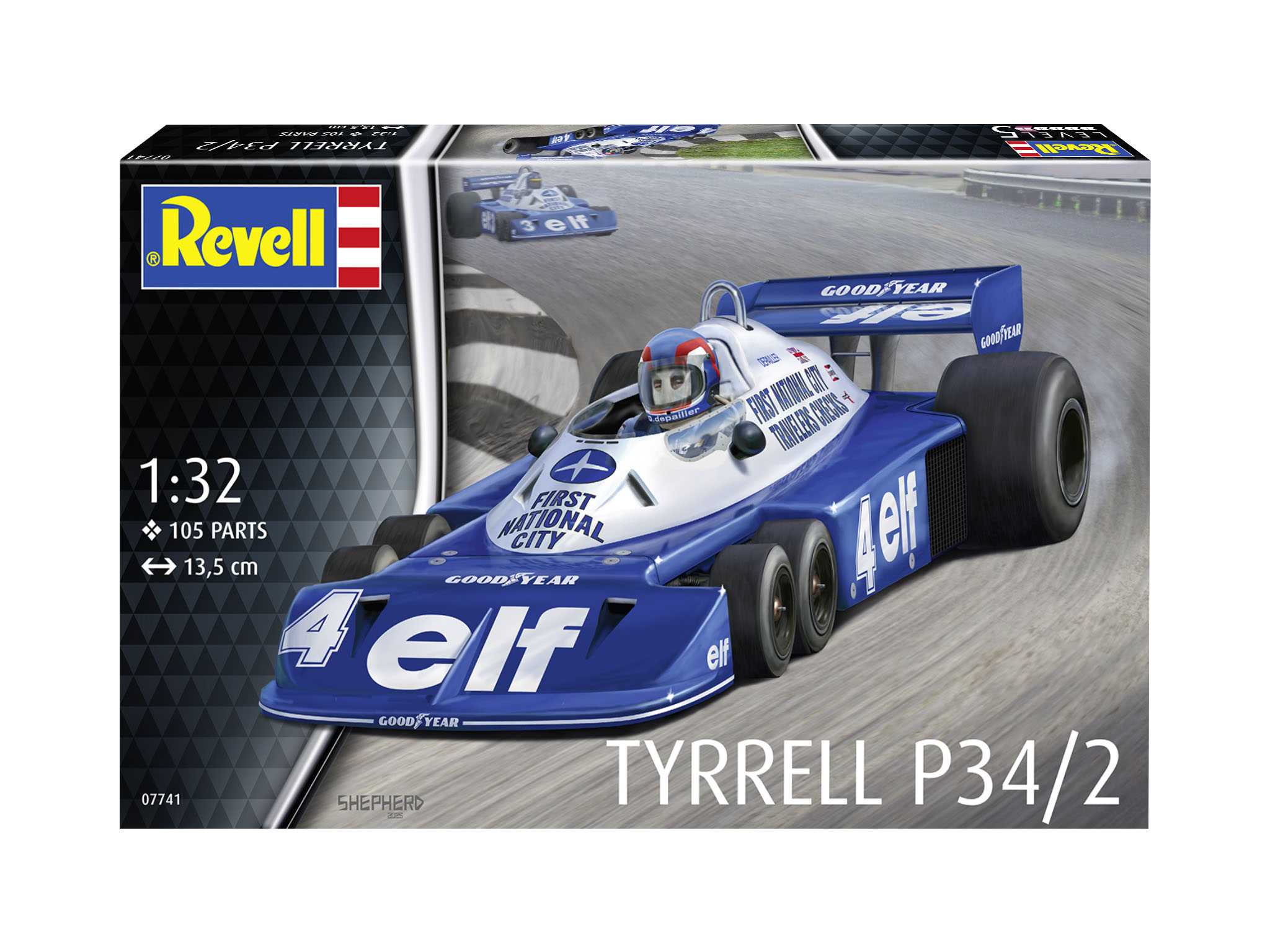 Plastic ModelKit auto 07741 - Tyrrel P34/2 6-Wheeler (1:32)