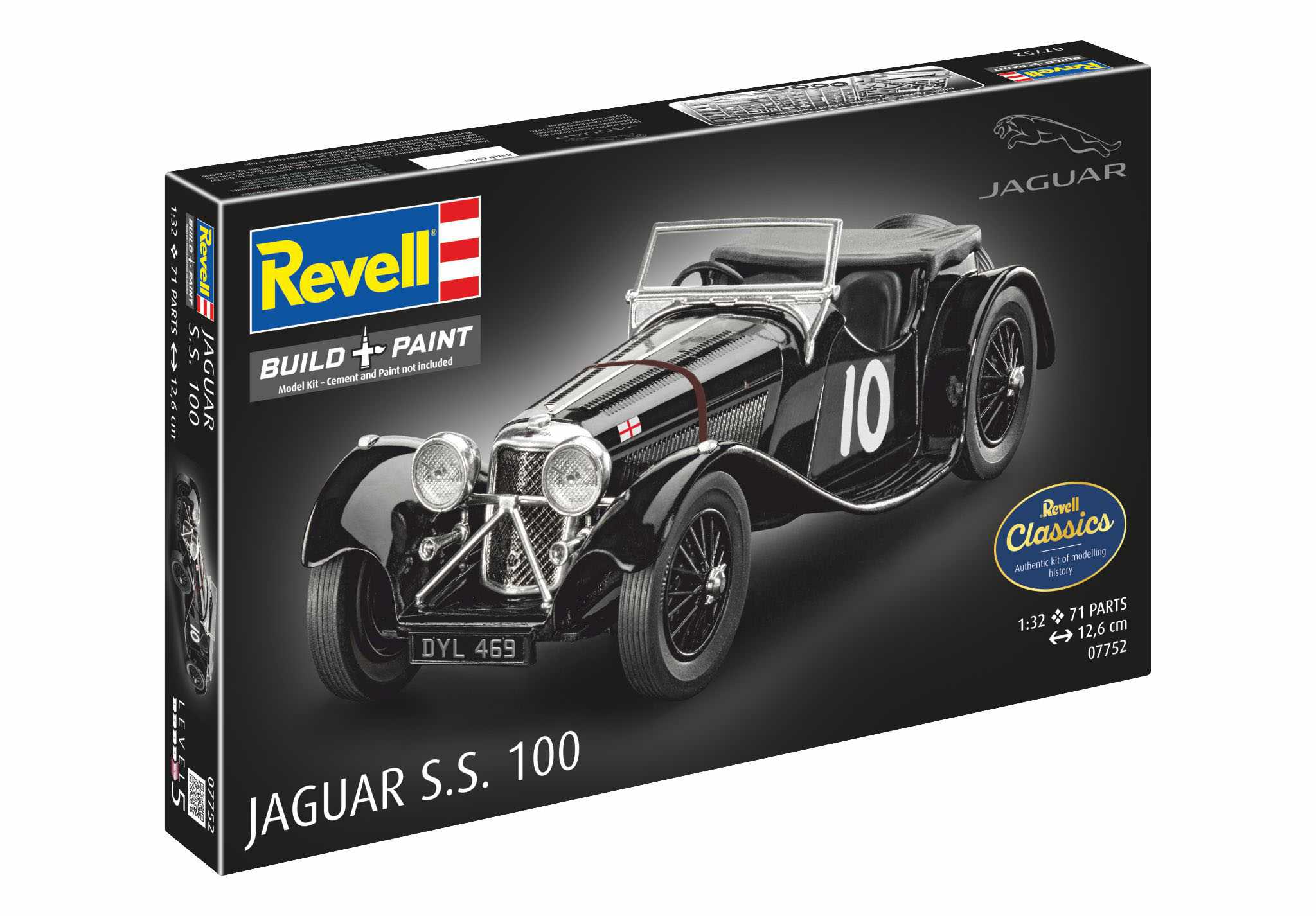 Plastic ModelKit auto 07752 - Jaguar SS 100 (1:32)
