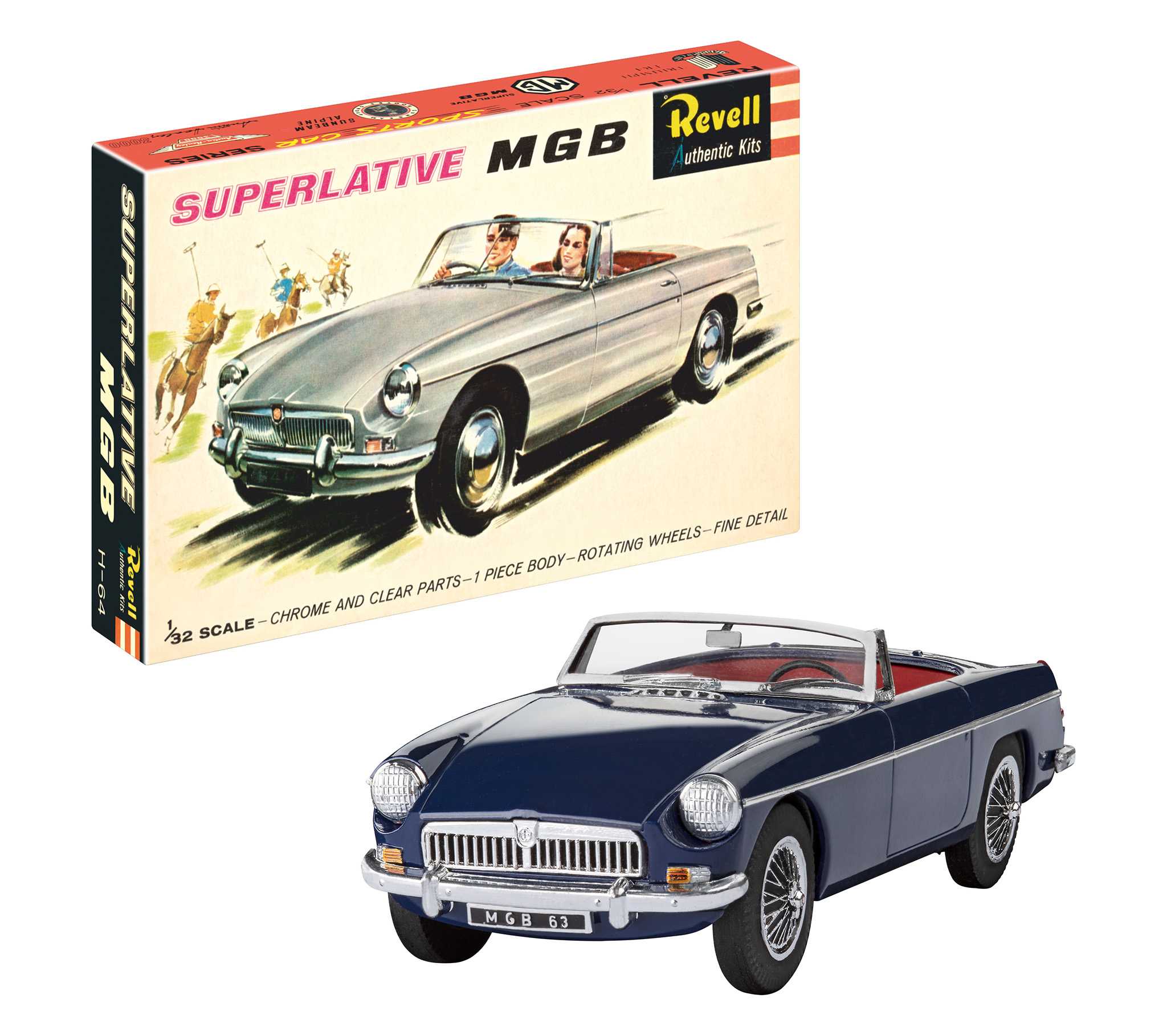 Plastic ModelKit auto 07753 - MGB Roadster - 75 Years Plastic Modelling (1:32)