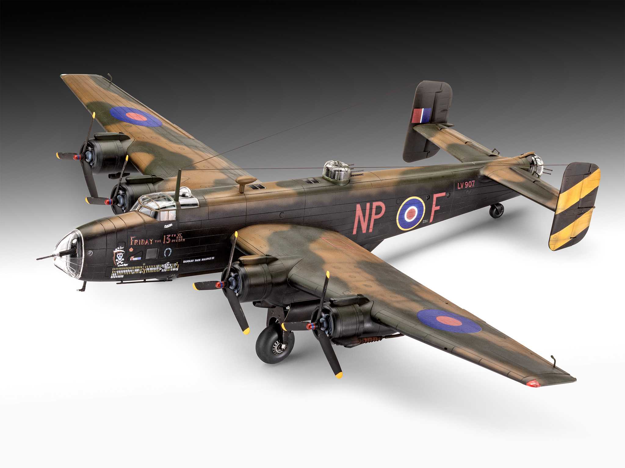 Plastic ModelKit letadlo 03756 - Handley Page Halifax B Mk.III (1:72)