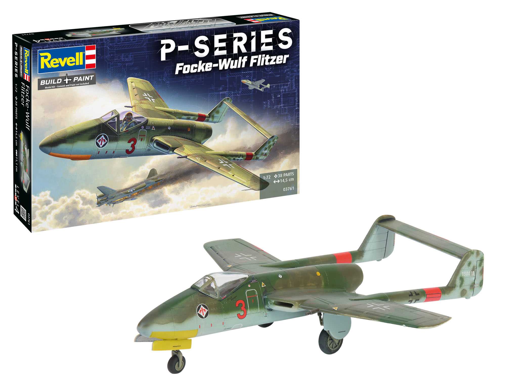 Plastic ModelKit letadlo 03761 - Focke-Wulf TL Jäger "Flitzer" (1:72)