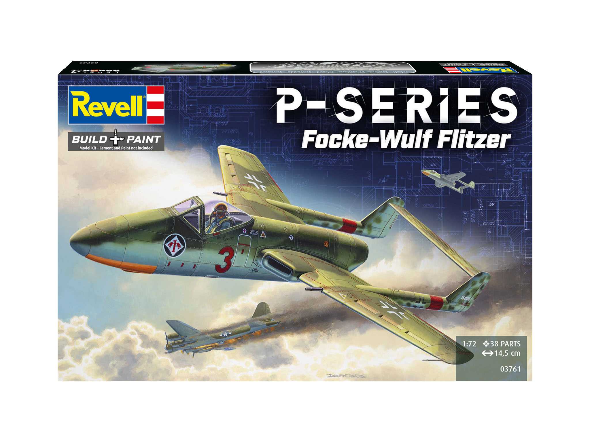 Plastic ModelKit letadlo 03761 - Focke-Wulf TL Jäger "Flitzer" (1:72)