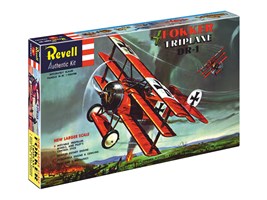 Plastic ModelKit letadlo 03762 - Fokker Triplane DR.1 - 75 Years Plastic Modelling (1:28)