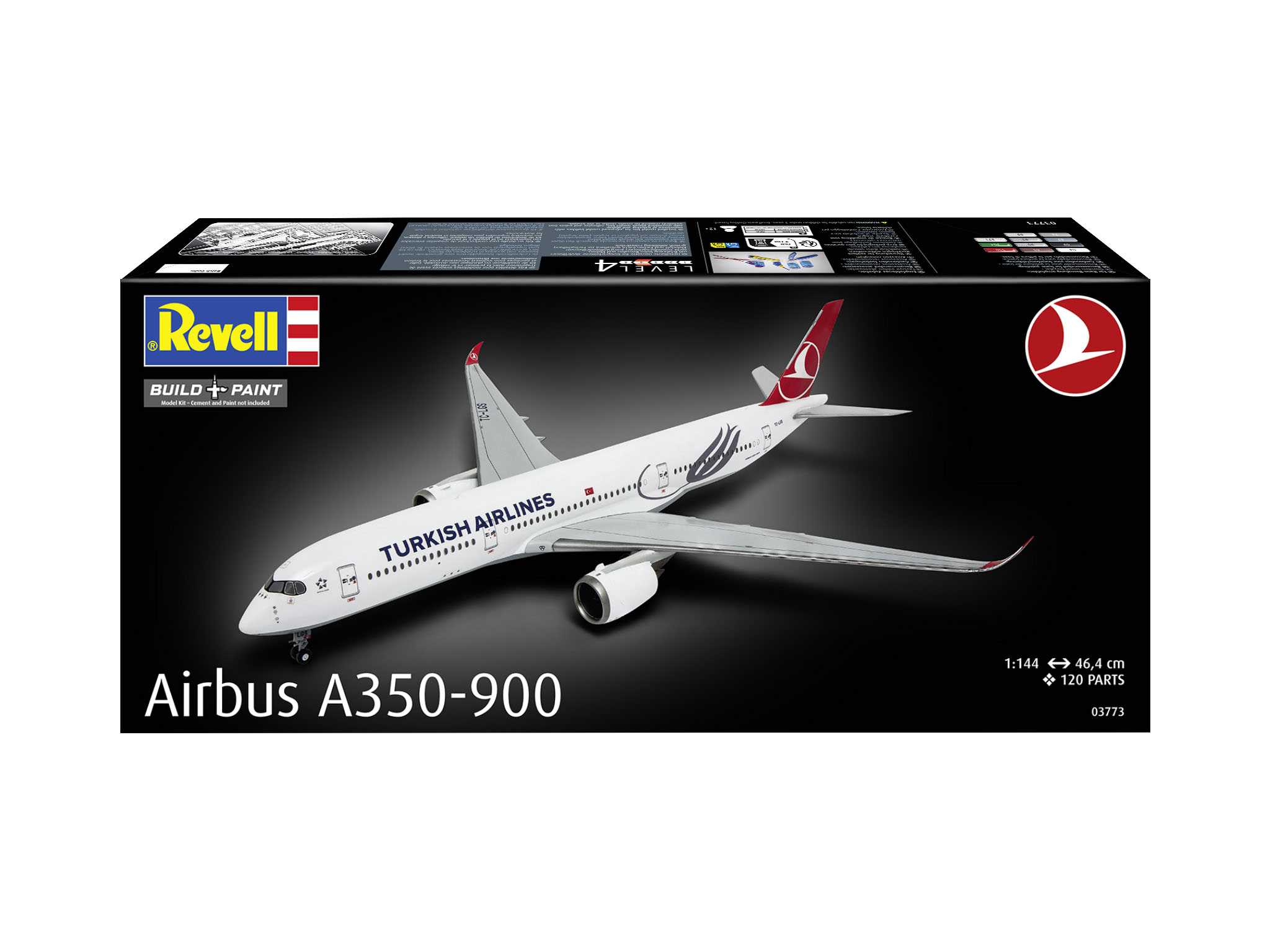 Plastic ModelKit letadlo 03773 - Airbus A350-900 "Turkish Airlines" (1:144)