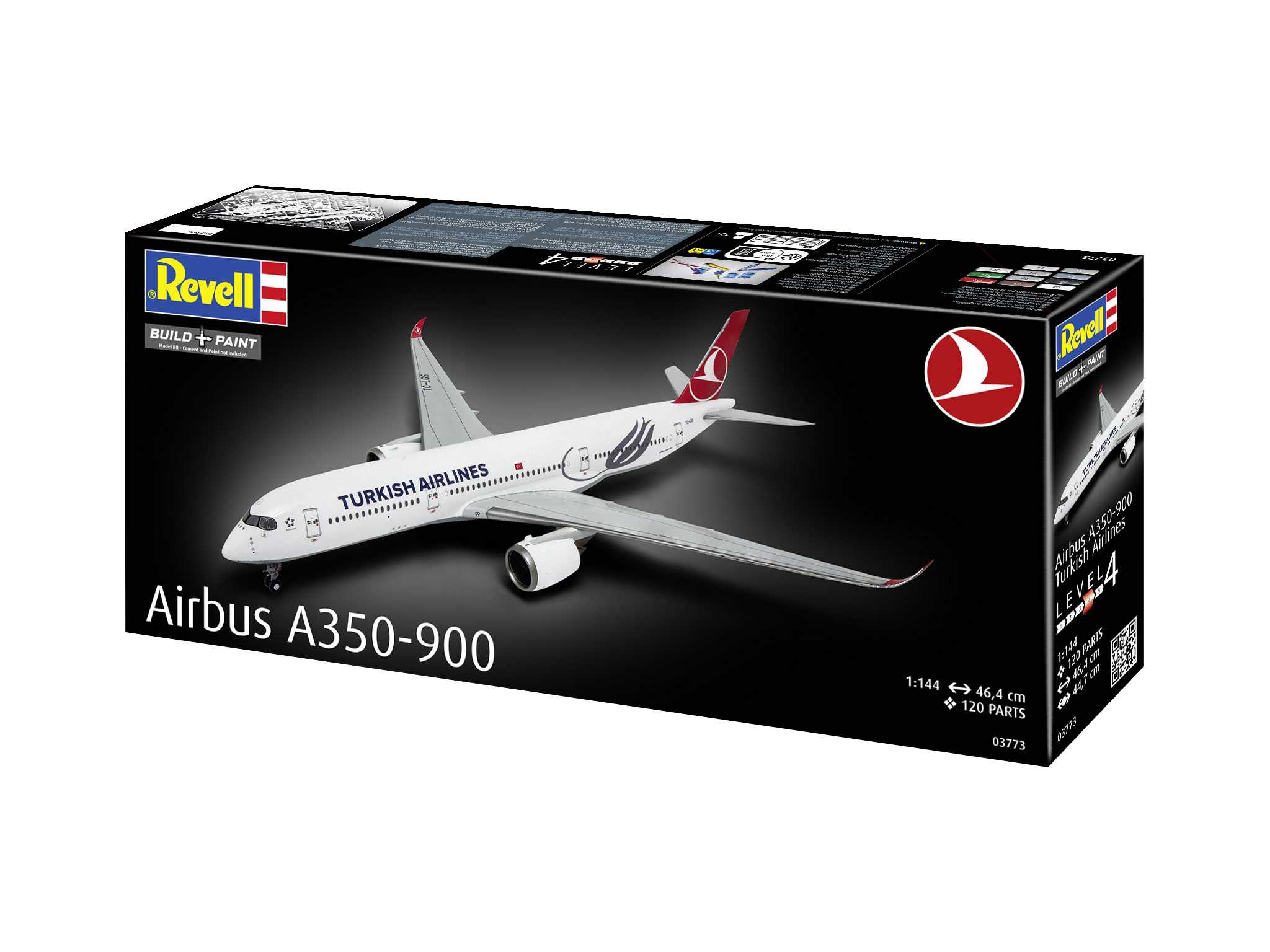Plastic ModelKit letadlo 03773 - Airbus A350-900 "Turkish Airlines" (1:144)