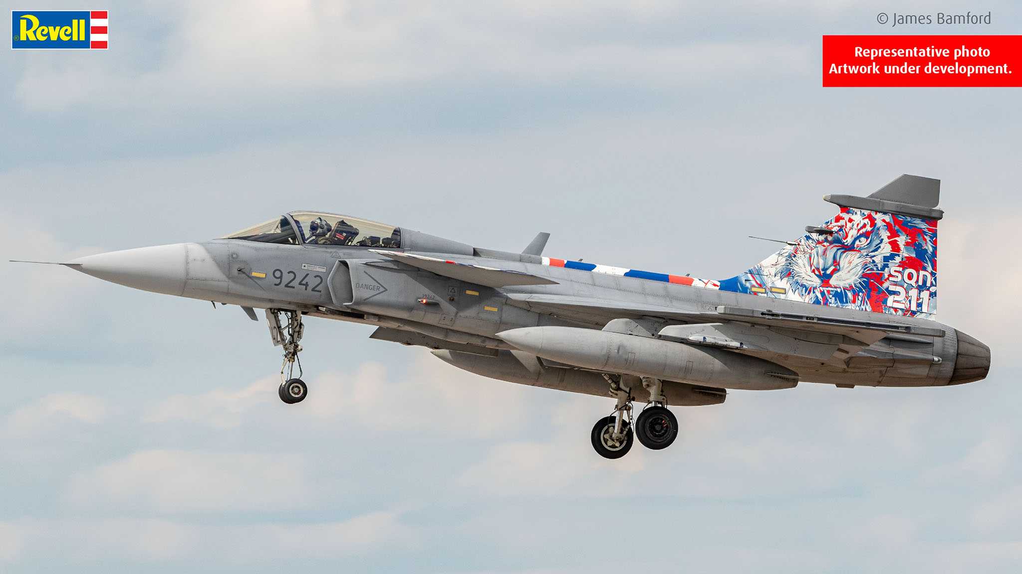 Plastic ModelKit letadlo 03776 - Saab JAS-39C Gripen (1:72)