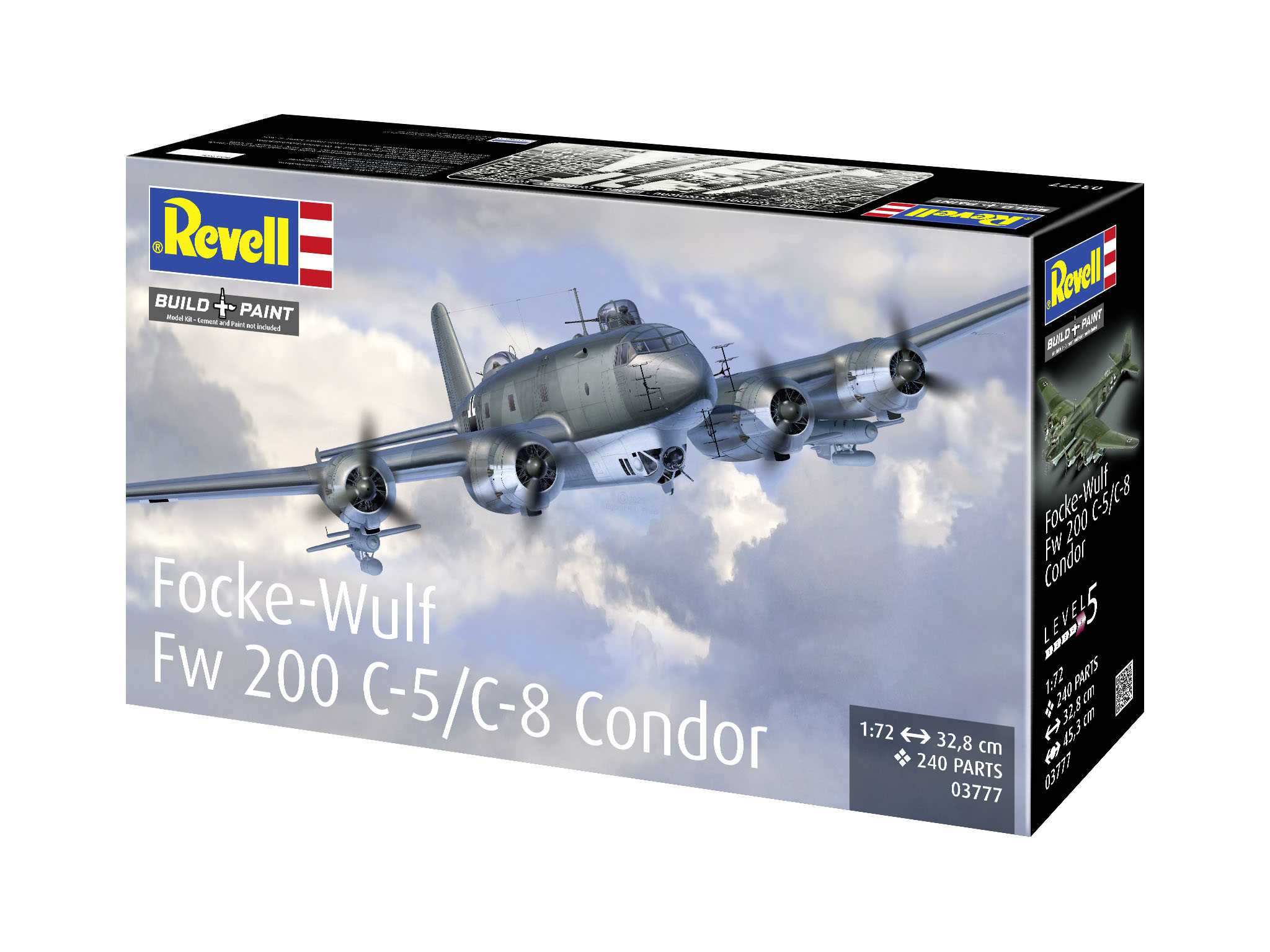 Plastic ModelKit letadlo 03777 - Focke-Wulf Fw 200 C-5/C-8 Condor (1:72)