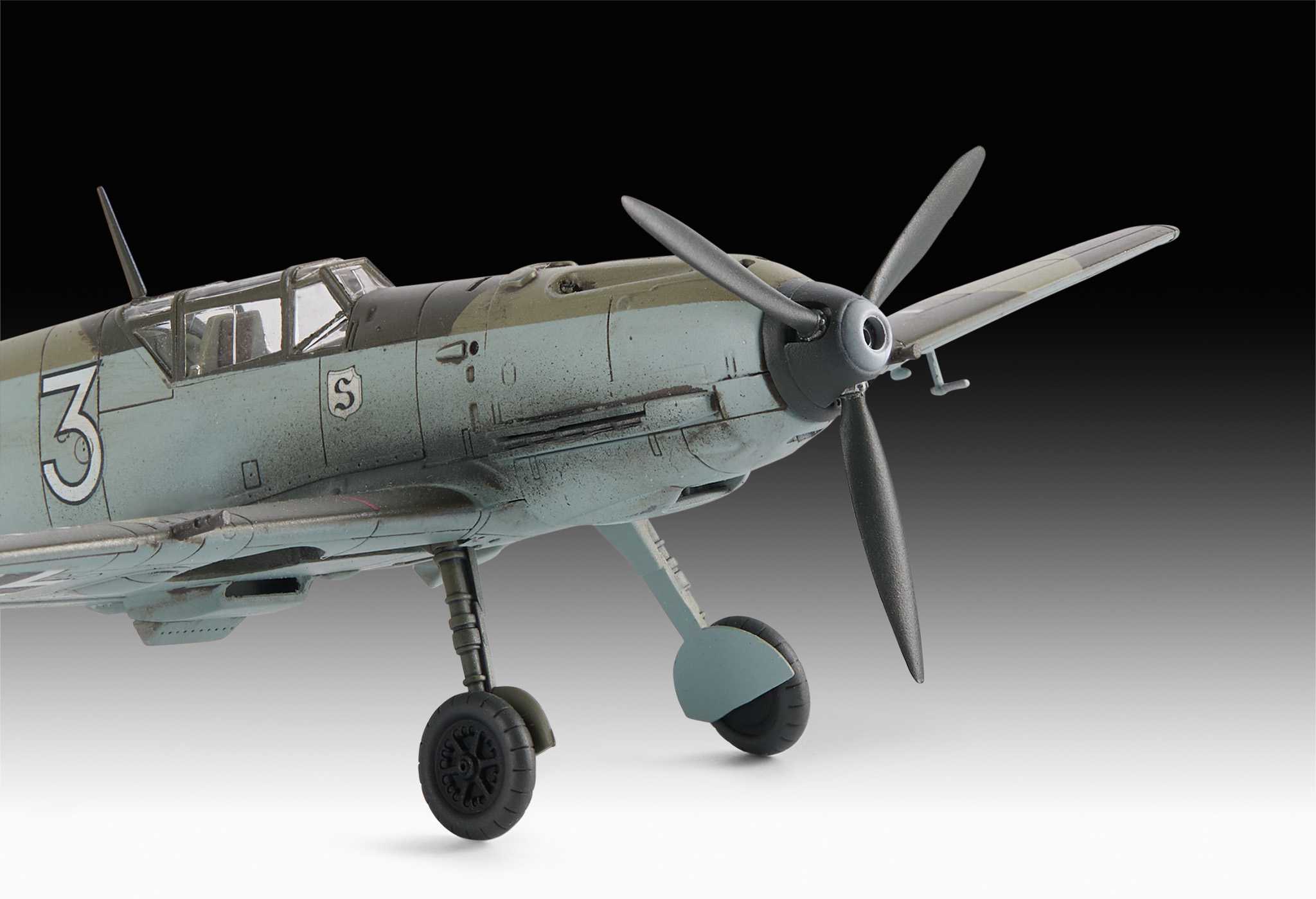 Plastic ModelKit letadlo 03781 - Messerschmitt Bf109E-3 (1:72)
