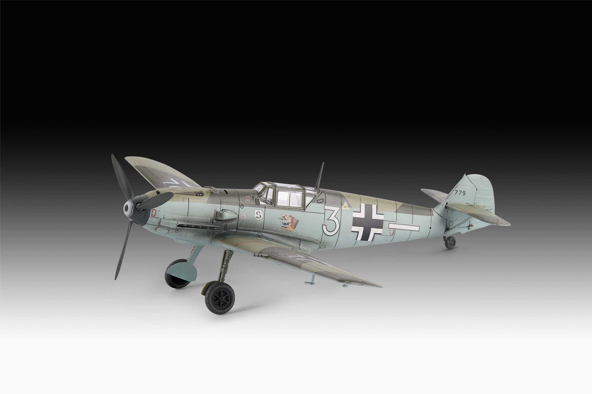 Plastic ModelKit letadlo 03781 - Messerschmitt Bf109E-3 (1:72)