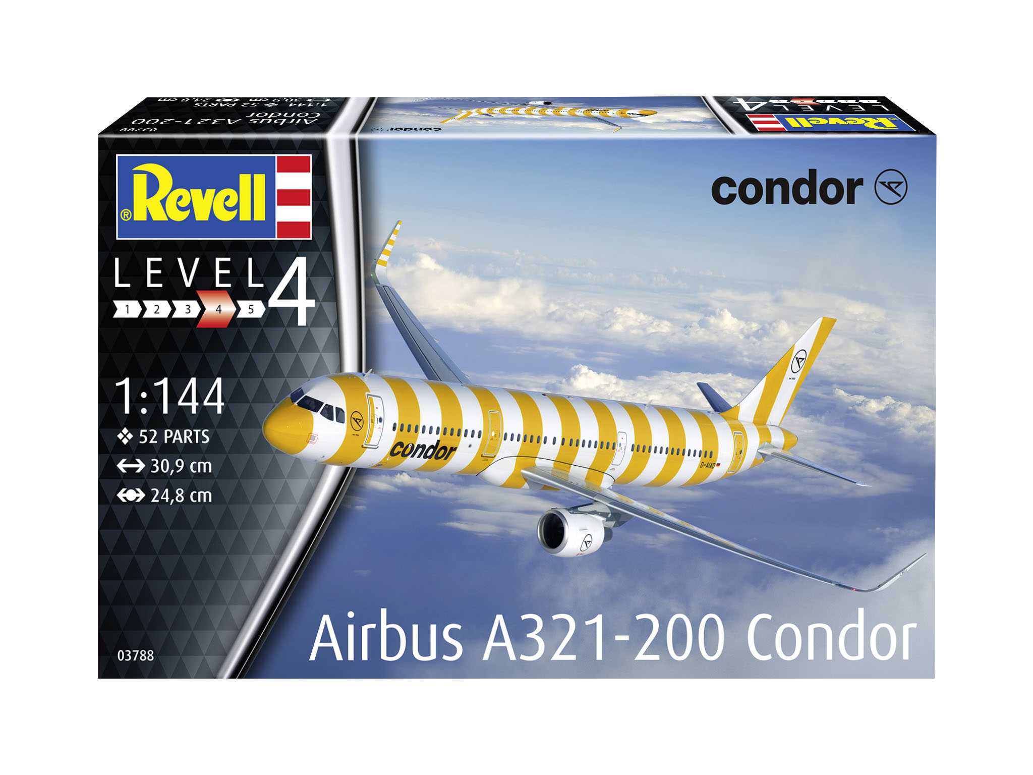 Plastic ModelKit letadlo 03788 - A321-200 Condor (1:144)