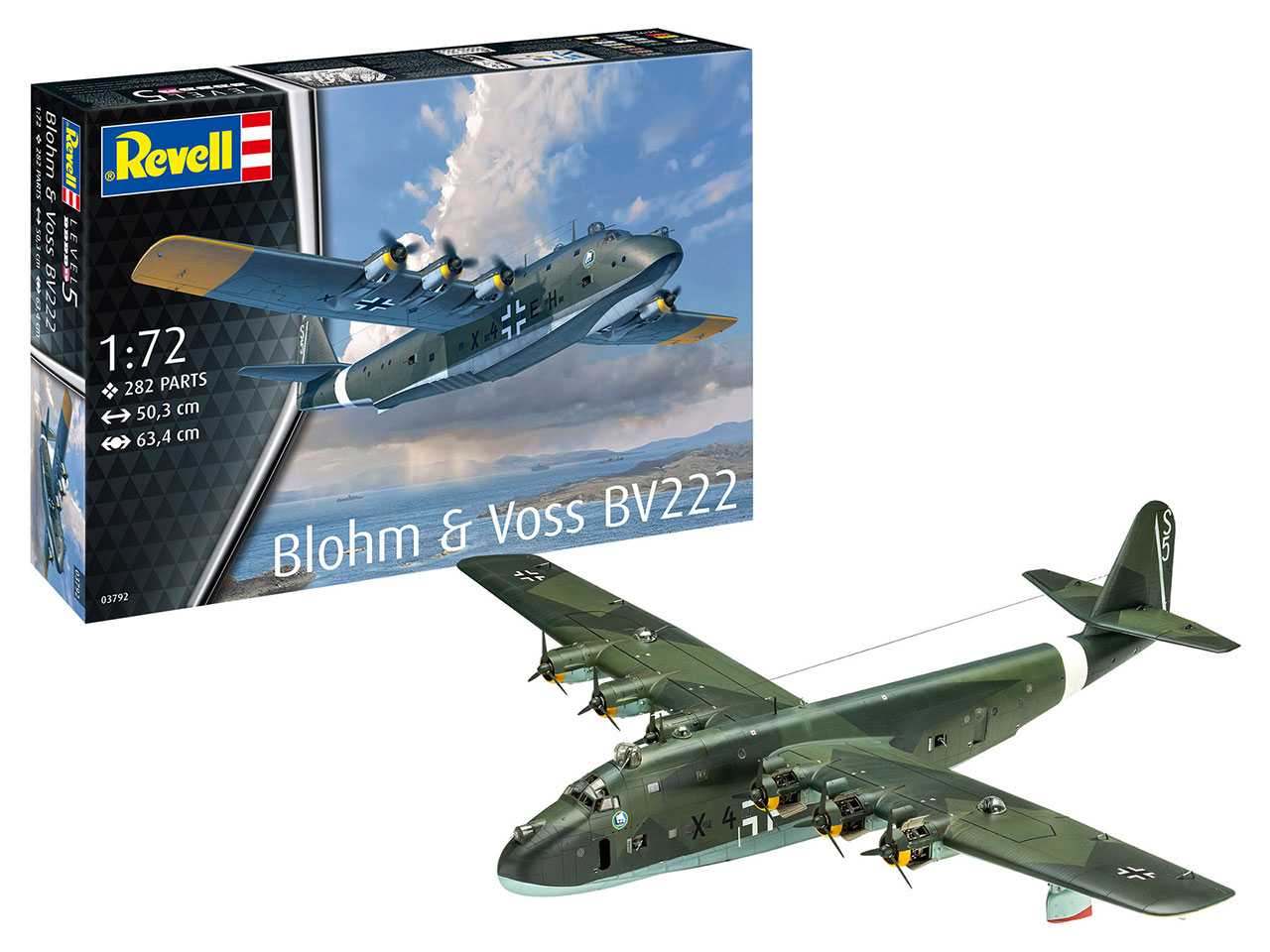 Plastic ModelKit letadlo 03792 - Blohm & Voss BV222 (1:72)