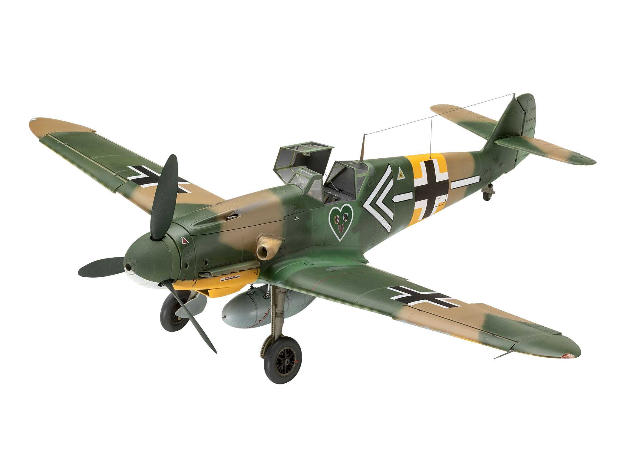 Plastic ModelKit letadlo 03829 - Messerschmitt Bf109G-2/4 (1:32)