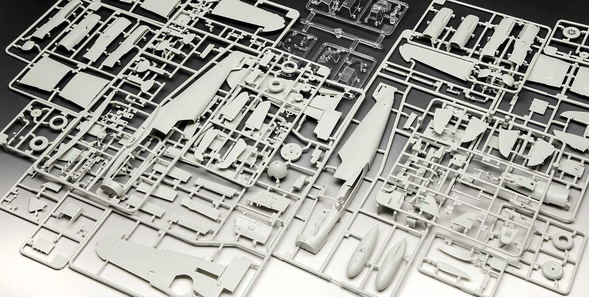 Plastic ModelKit letadlo 03829 - Messerschmitt Bf109G-2/4 (1:32)