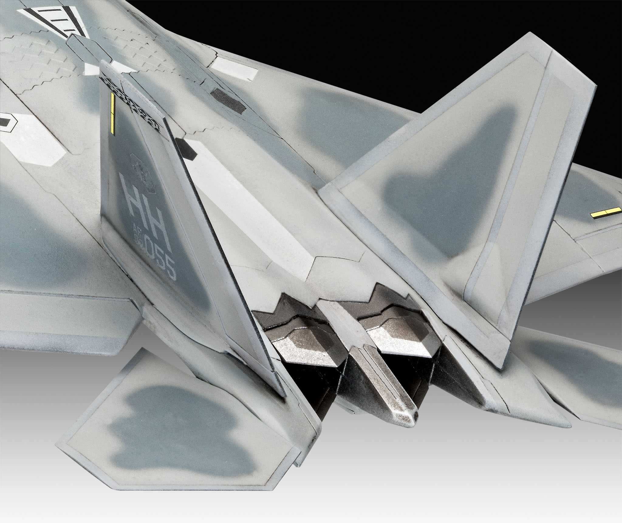 Plastic ModelKit letadlo 03858 - Lockheed Martin F-22A Raptor (1:72)