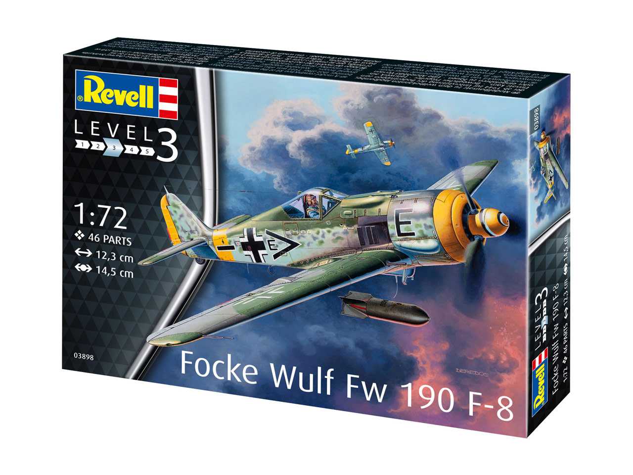 Plastic ModelKit letadlo 03898 - Focke Wulf Fw190 F-8 (1:72)