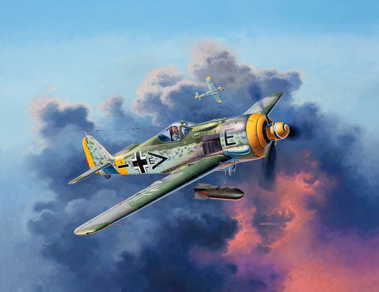 Plastic ModelKit letadlo 03898 - Focke Wulf Fw190 F-8 (1:72)
