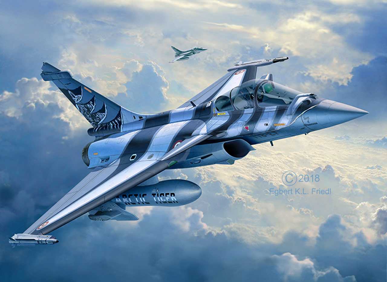 Plastic ModelKit letadlo 03901 - Dassault Rafale C (1:48)