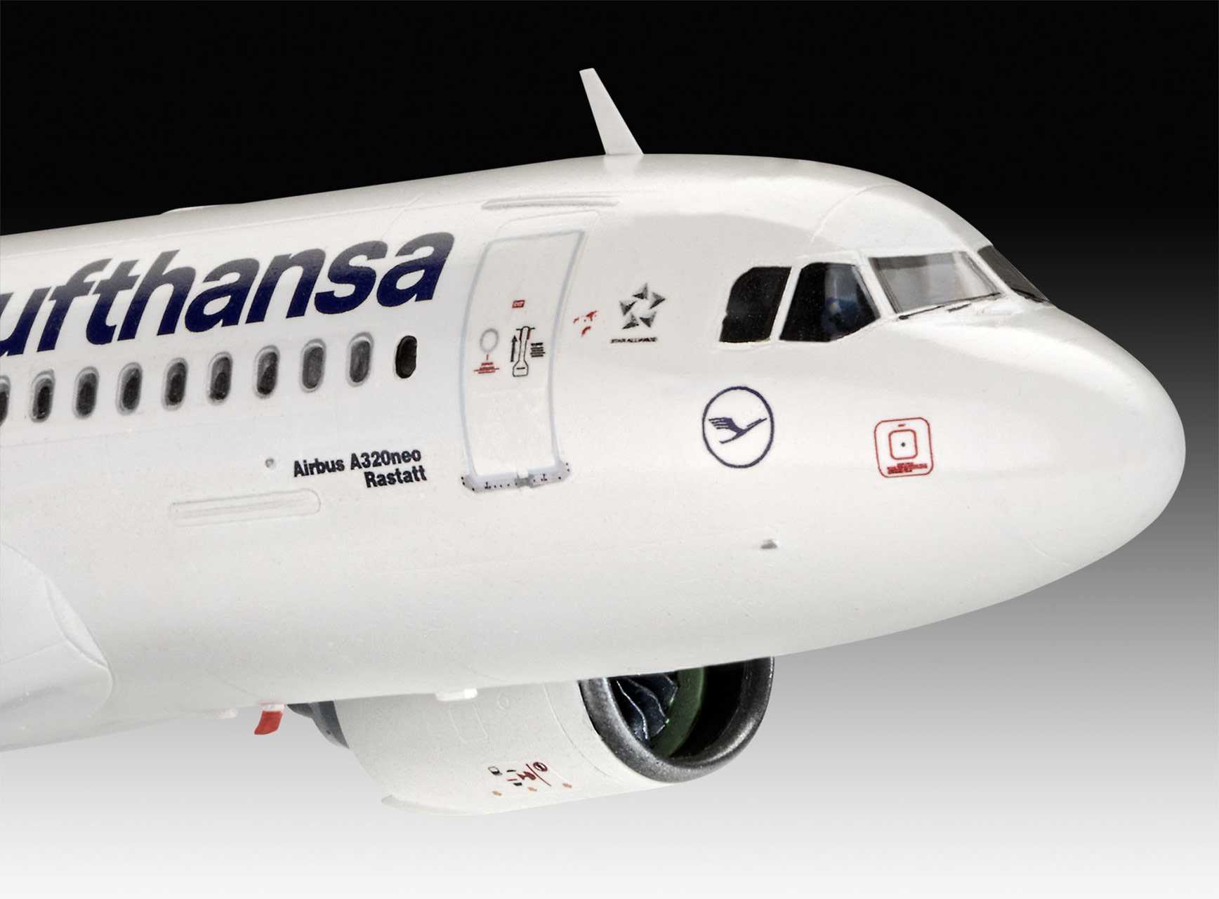 Plastic ModelKit letadlo 03942 - Airbus A320 Neo Lufthansa "New Livery" (1:144)