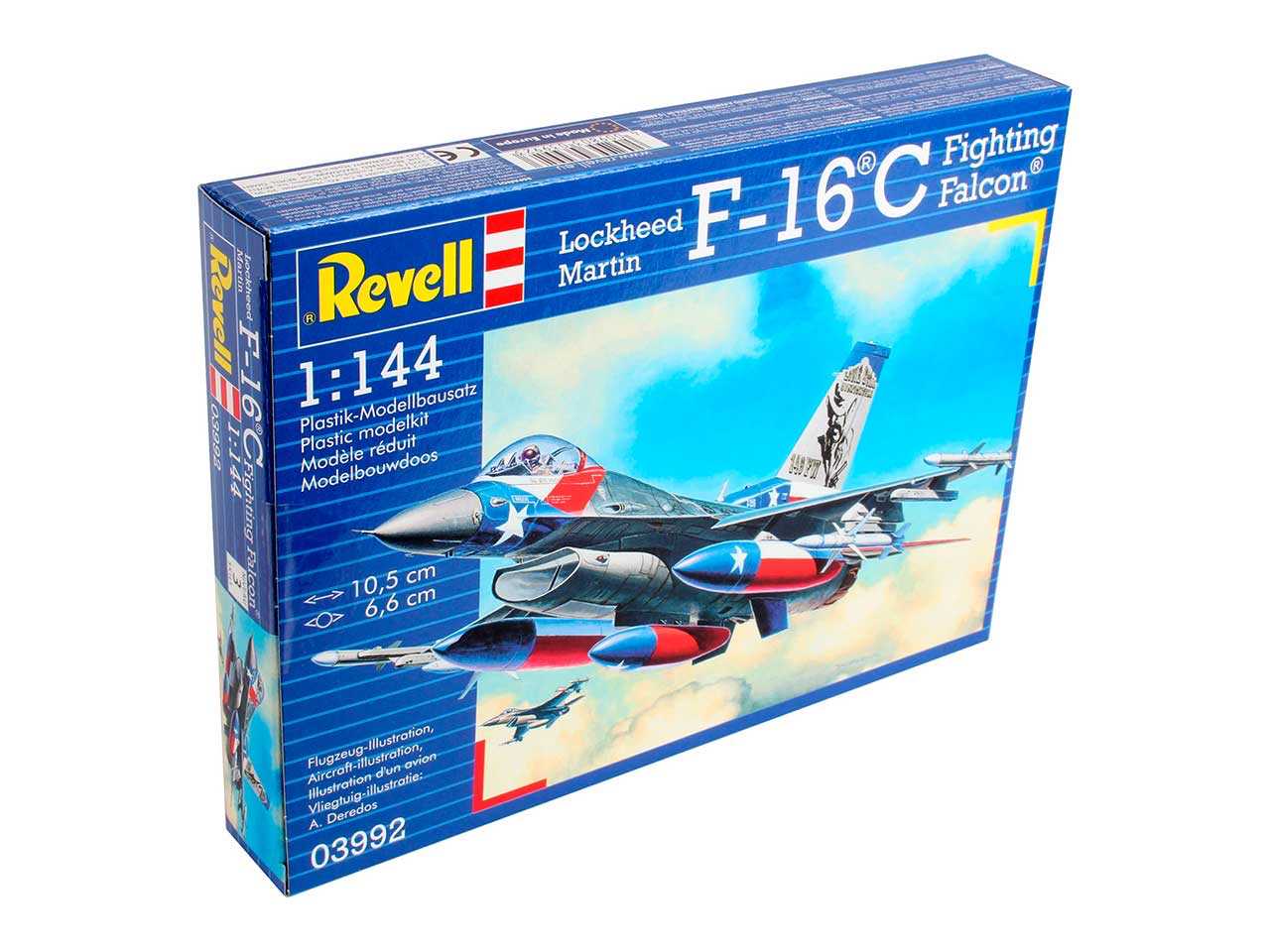 Plastic ModelKit letadlo 03992 - Lockheed Martin F-16C Fighting Falcon (1:144)