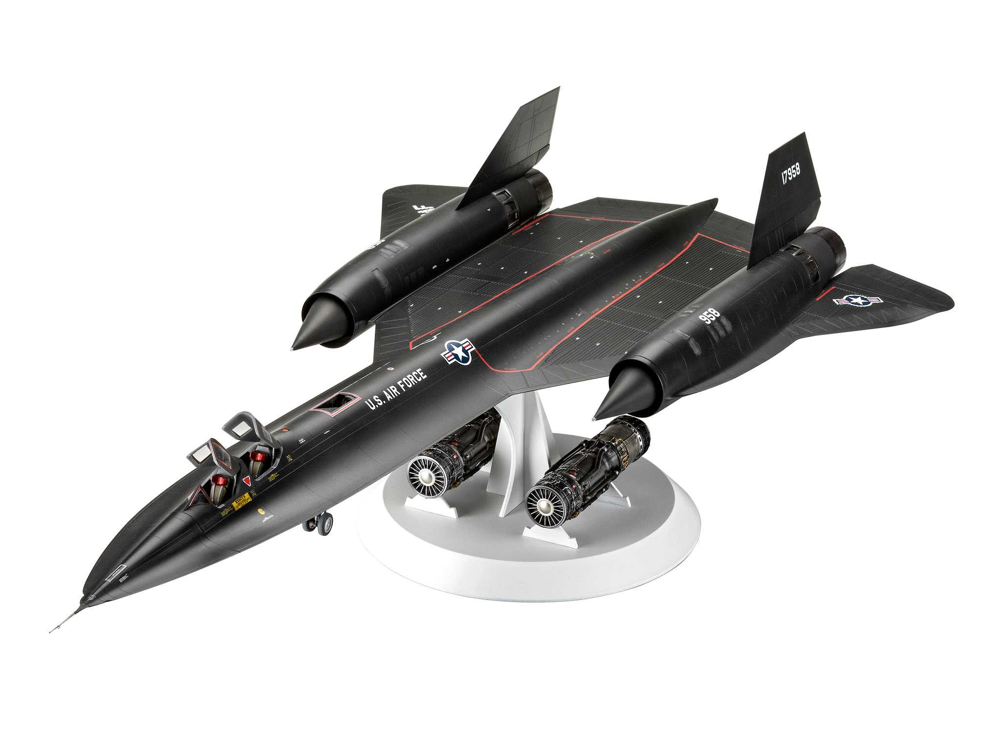 Plastic ModelKit letadlo 04967 - Lockheed SR-71 A Blackbird (1:48)