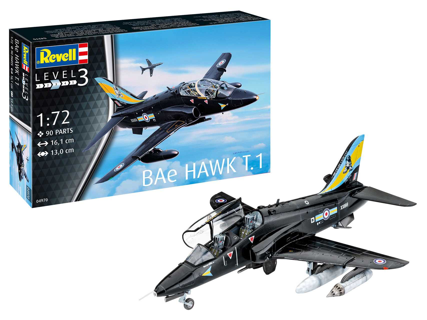 Plastic ModelKit letadlo 04970 - BAe Hawk T.1 (1:72)