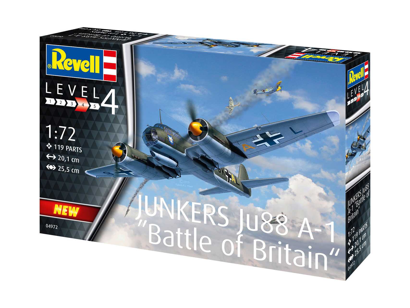 Plastic ModelKit letadlo 04972 - Junkers Ju88 A-1 Battle of Britain (1:72)