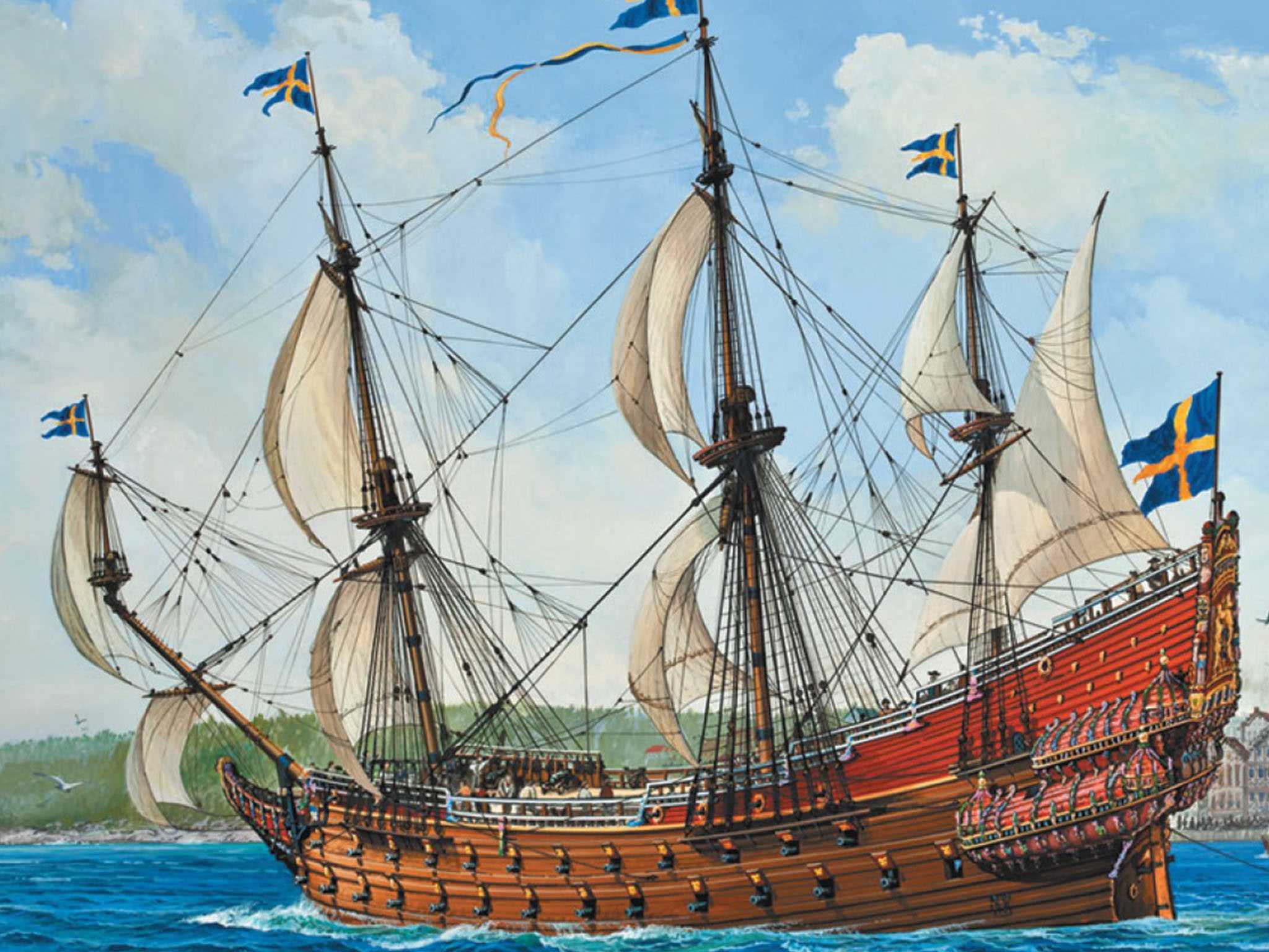 Plastic ModelKit loď 05414 - Sailing Ship VASA (1:150)