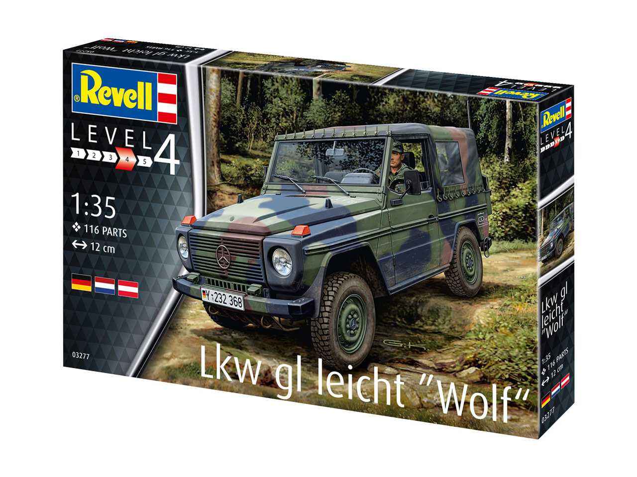 Plastic ModelKit military 03277 - Lkw gl leicht "Wolf" (1:35)