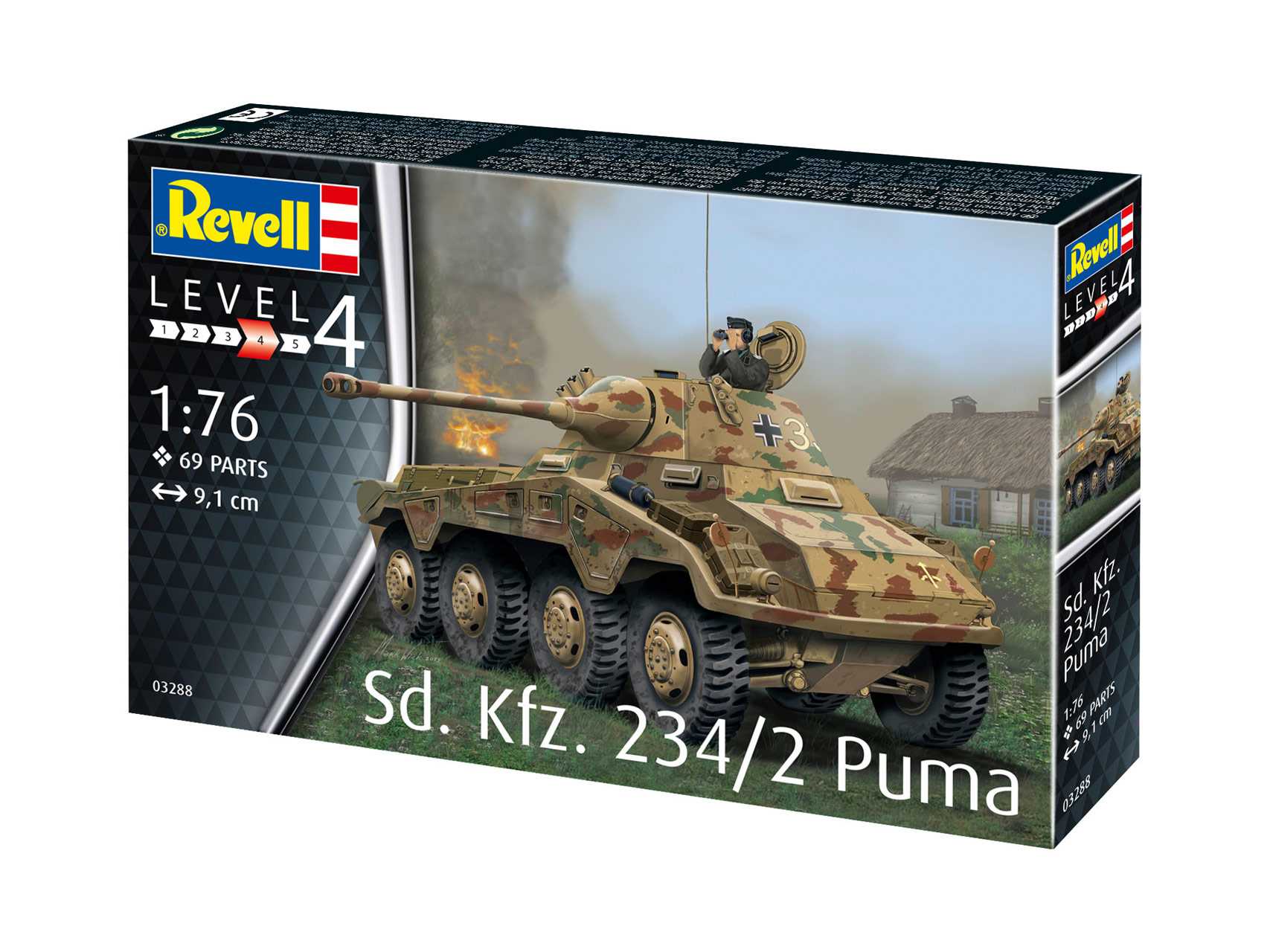 Plastic ModelKit military 03288 - Sd.Kfz. 234/2 Puma (1:76)