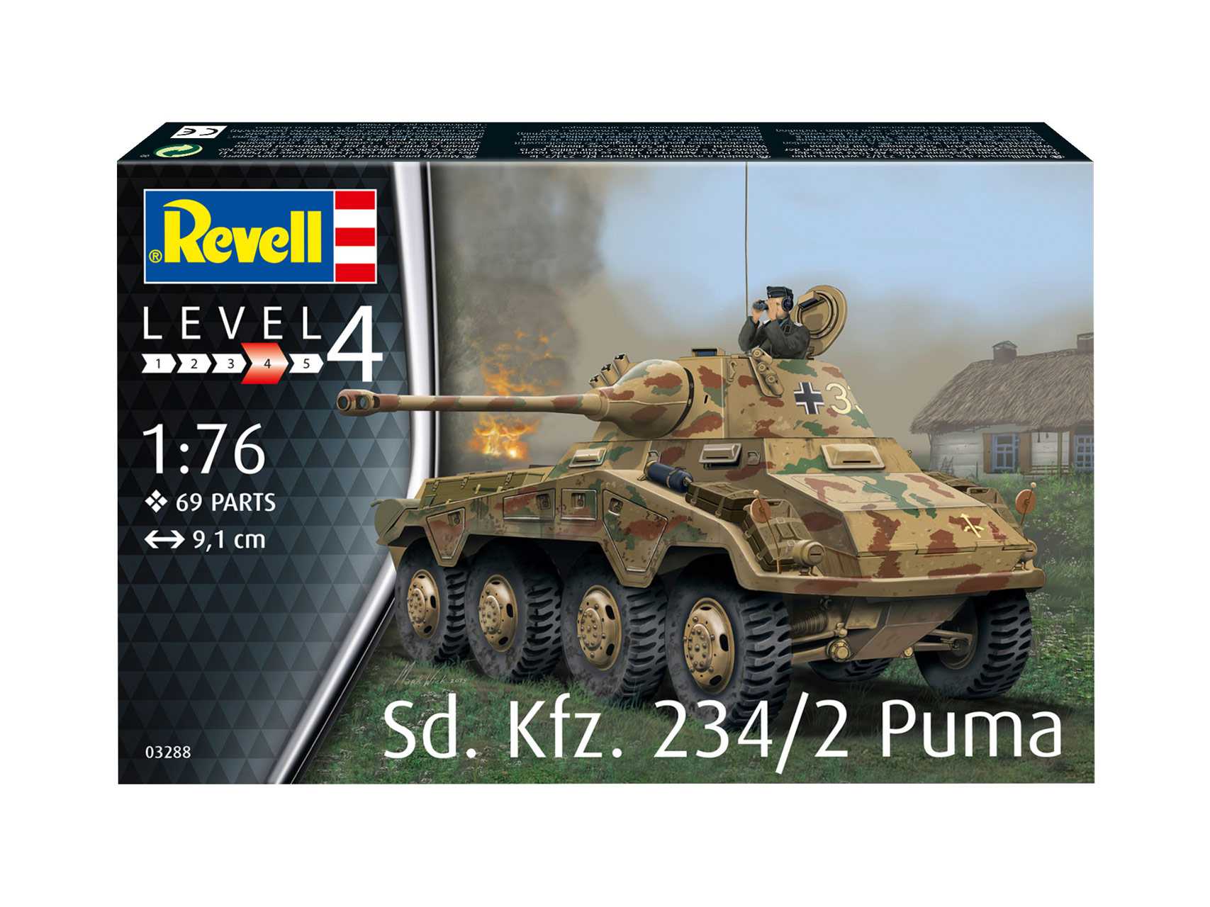 Plastic ModelKit military 03288 - Sd.Kfz. 234/2 Puma (1:76)