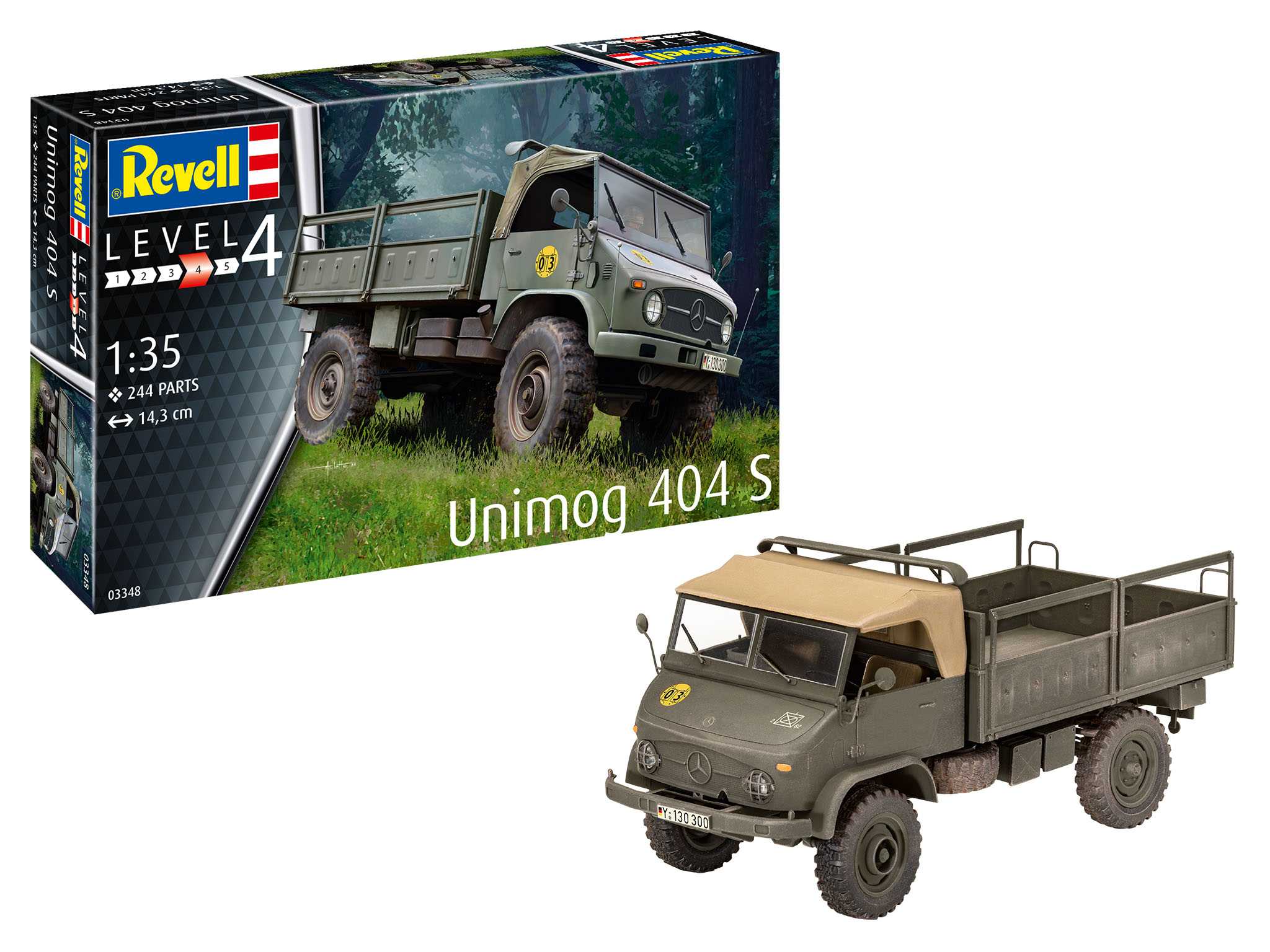 Plastic ModelKit military 03348 - Unimog 404 S (1:35)