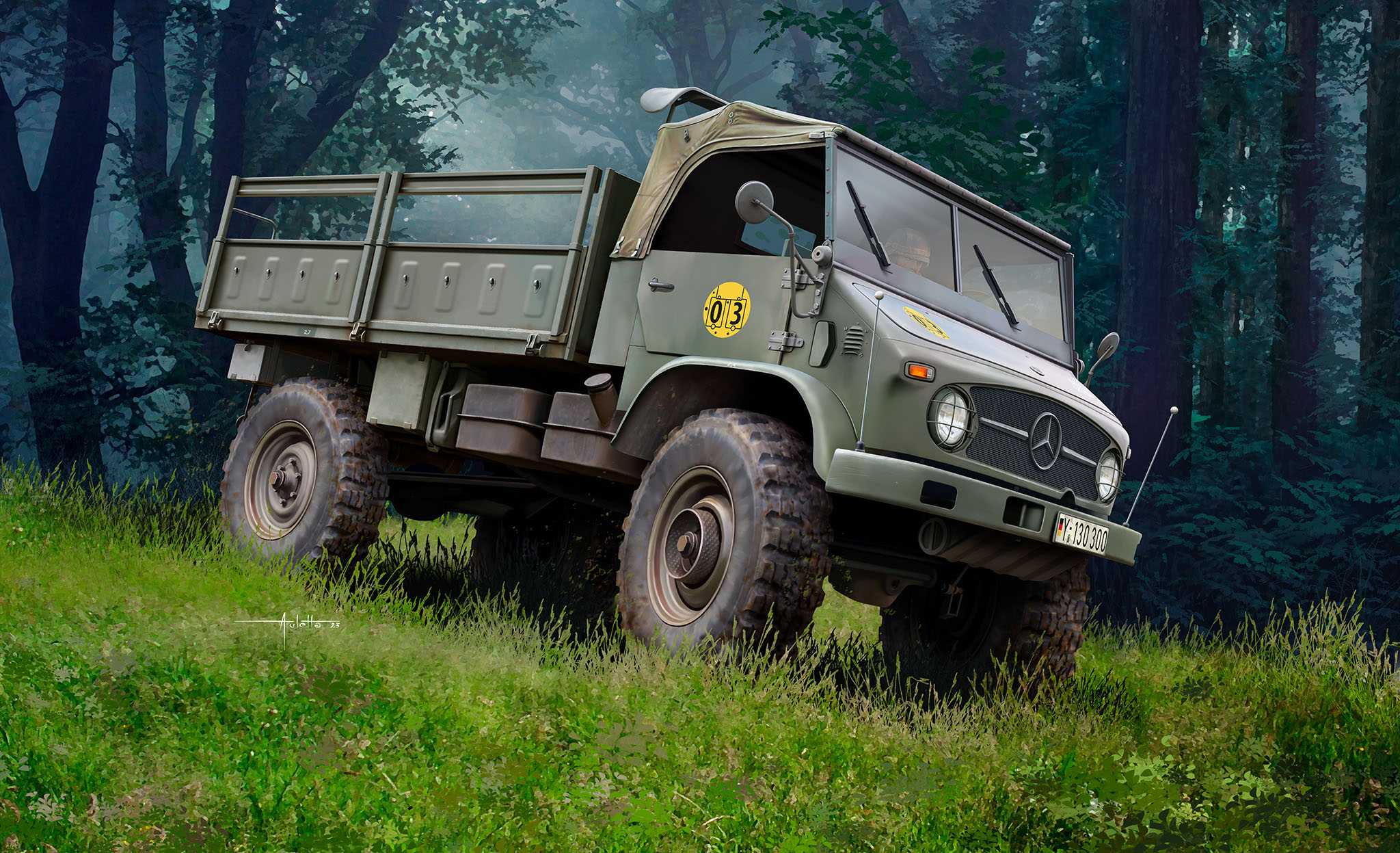 Plastic ModelKit military 03348 - Unimog 404 S (1:35)