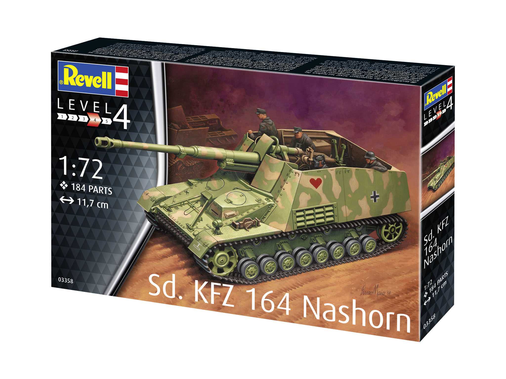 Plastic ModelKit military 03358 - Sd.Kfz. 164 Nashorn (1:72)