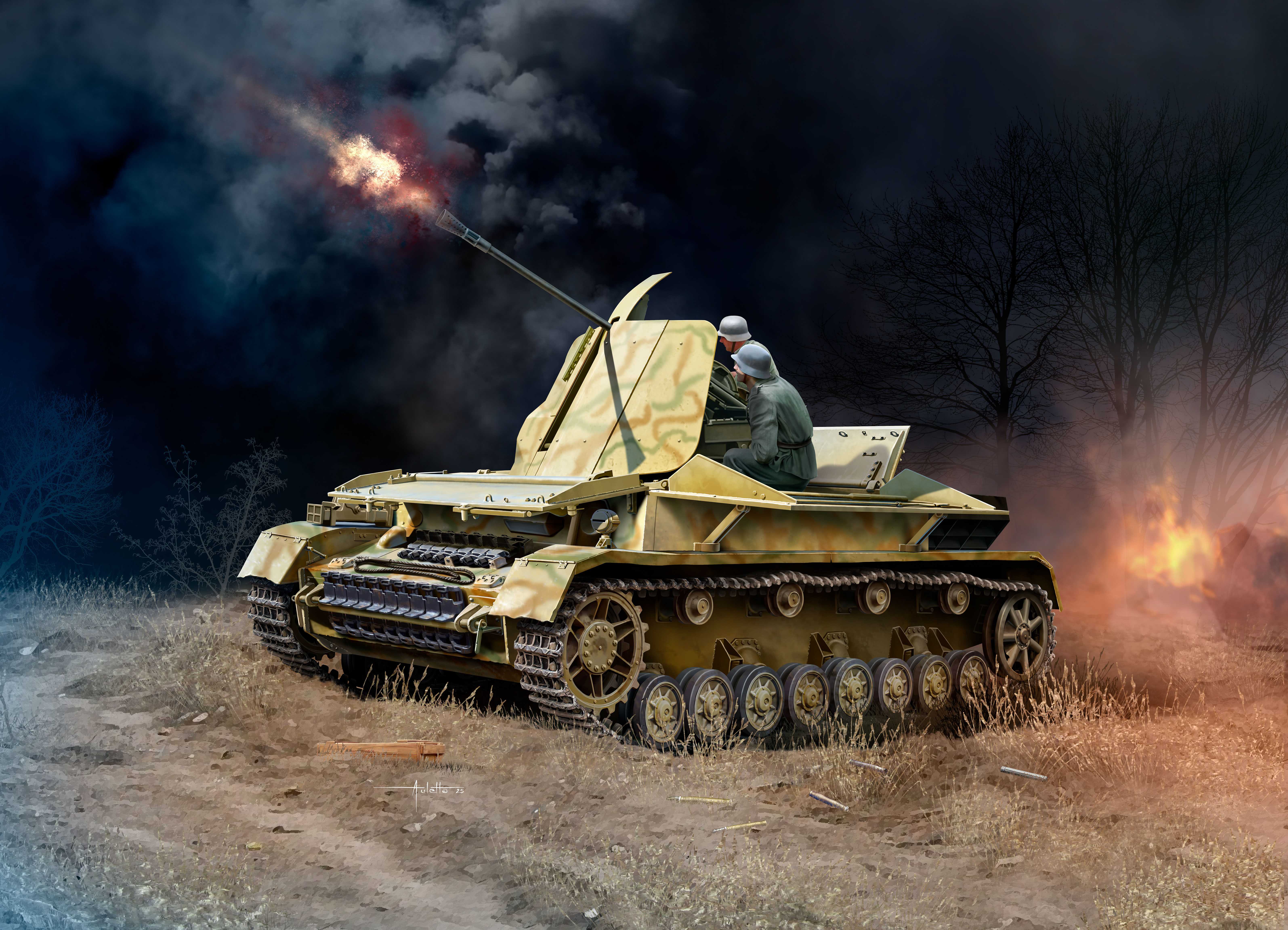 Plastic ModelKit military 03363 - Flakpanzer IV "Möbelwagen" 3.7cm Flak 43 (1:72)