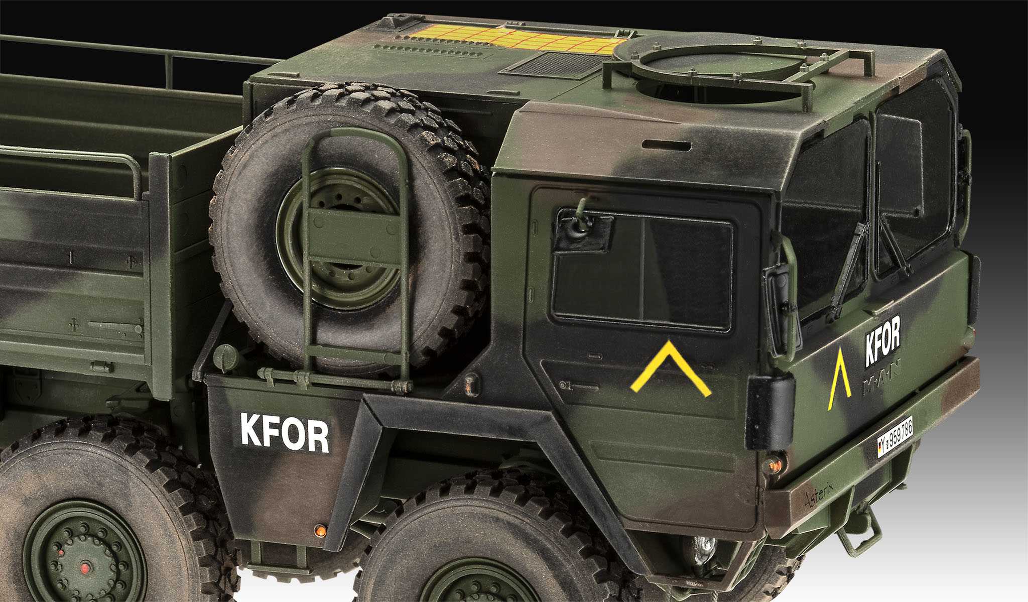 Plastic ModelKit military 03367 - MAN 10t milgl 8x8 Truck (1:35)