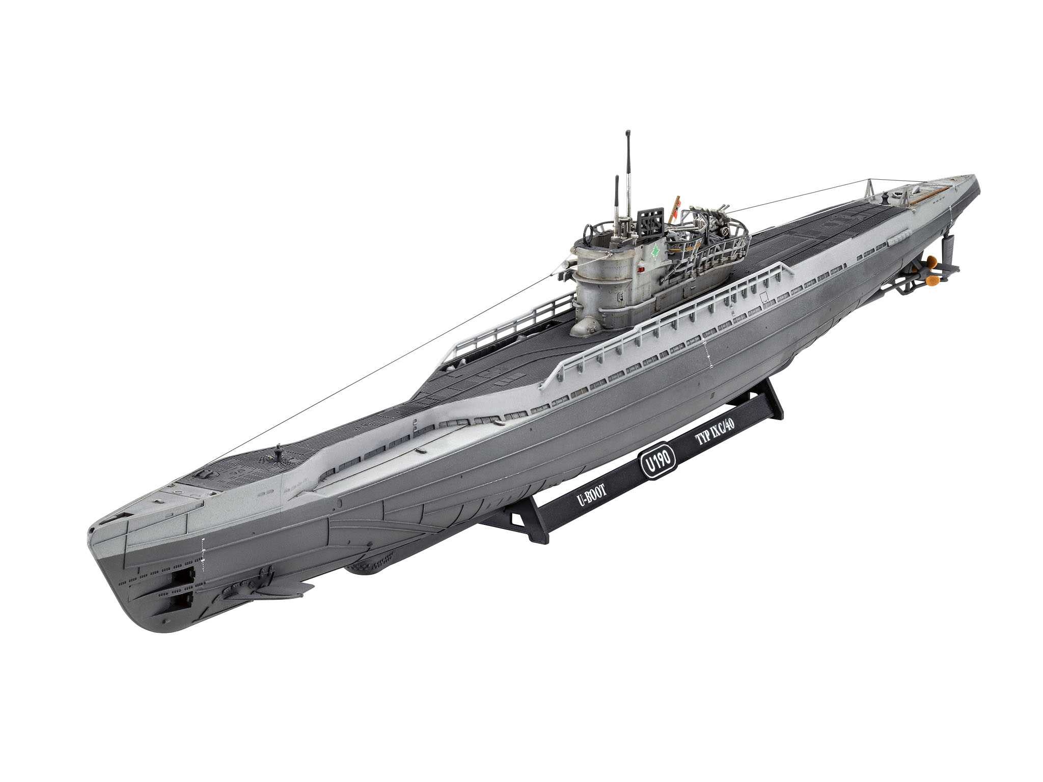 Plastic ModelKit ponorka 05167 - German Submarine Type IX C/40 (U190) (1:144)