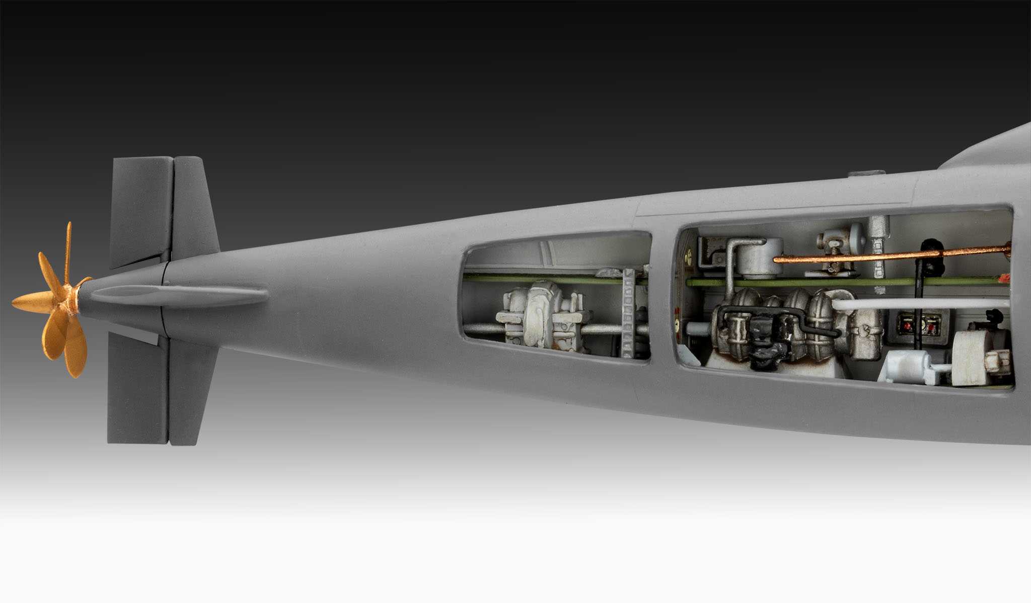 Plastic ModelKit ponorka 05185 - S.S.B. Abraham Lincoln with Interior (1:253)