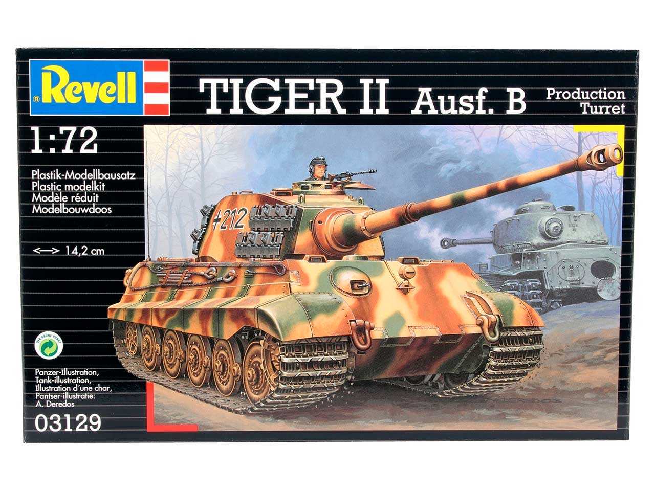 Plastic ModelKit tank 03129 - Tiger II Ausf. B (1:72)