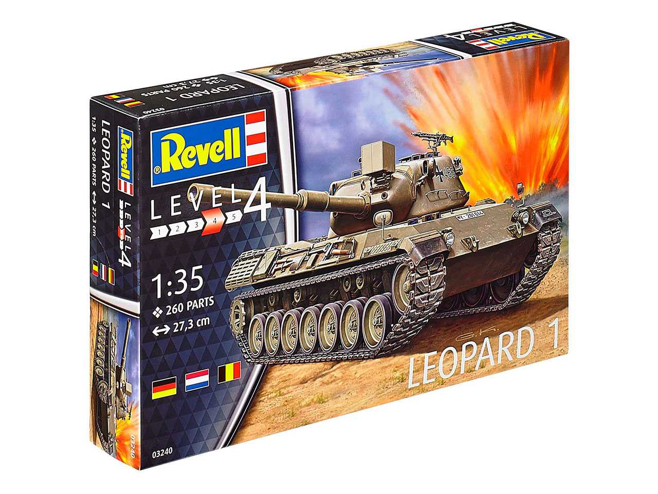 Plastic ModelKit tank 03240 - Leopard 1 (1:35)