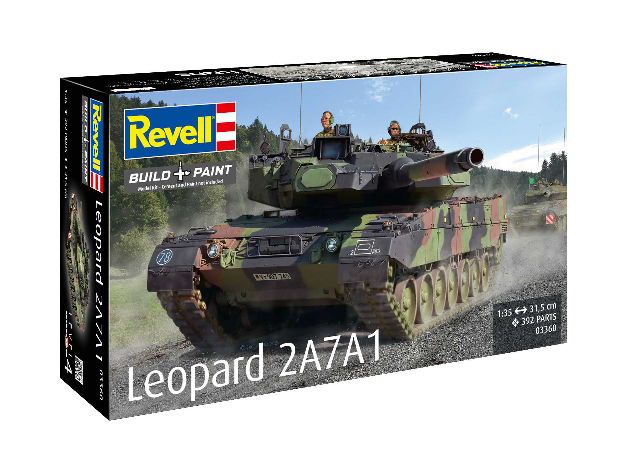 Plastic ModelKit tank 03360 - Leopard 2A7A1 (1:35)