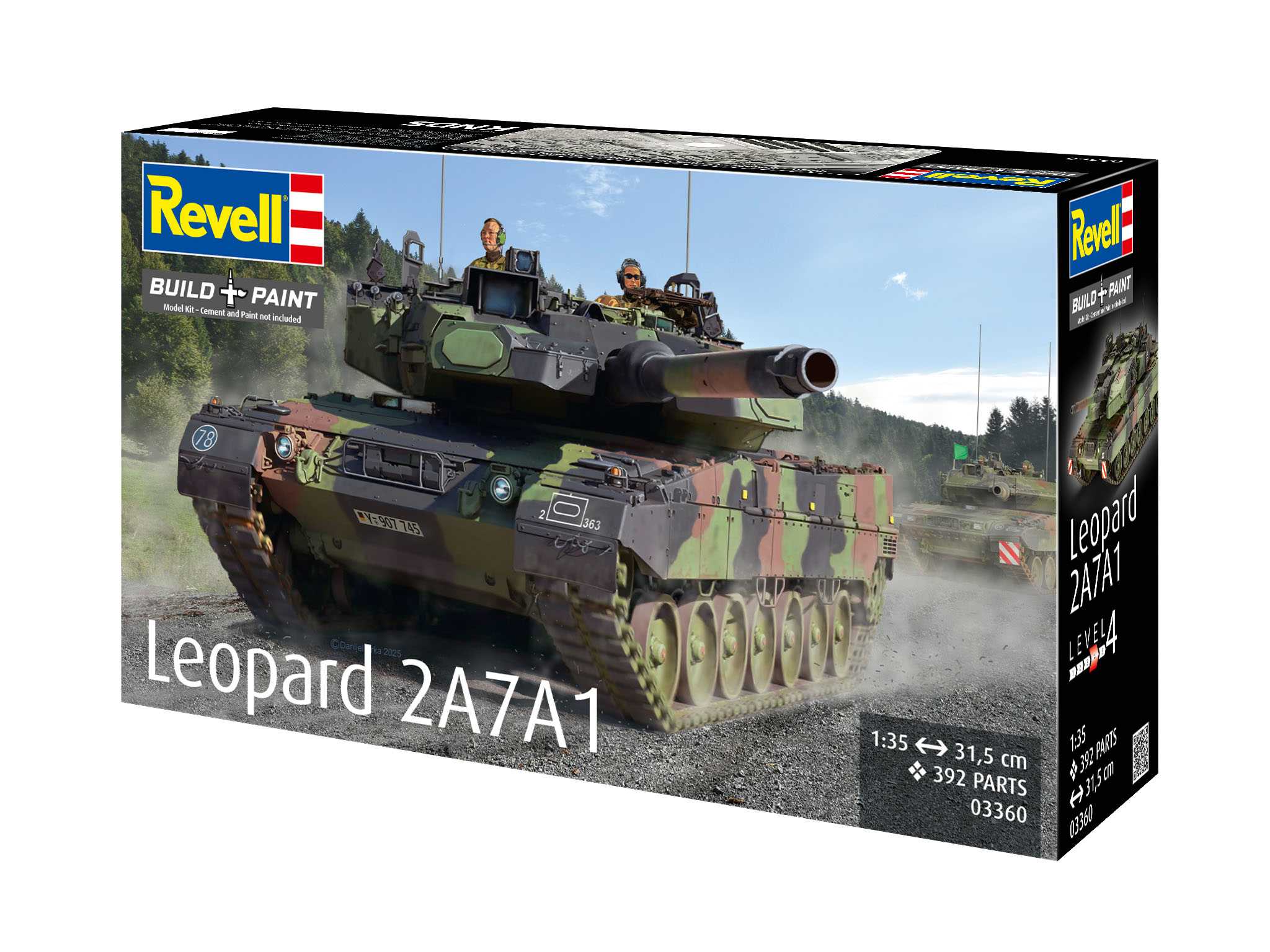 Plastic ModelKit tank 03360 - Leopard 2A7A1 (1:35)