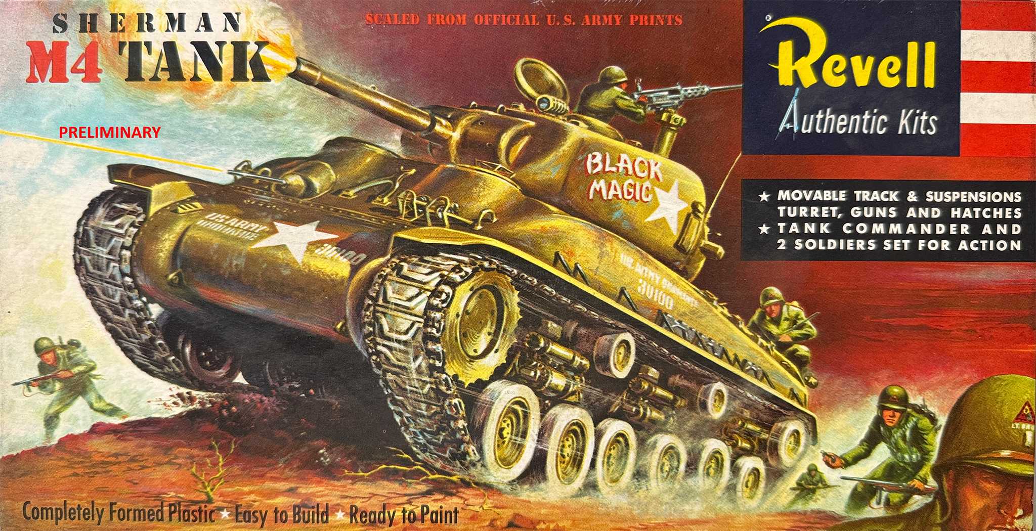 Plastic ModelKit tank 03369 - M4 Sherman - 75 Years Plastic Modelbuilding (1:40)