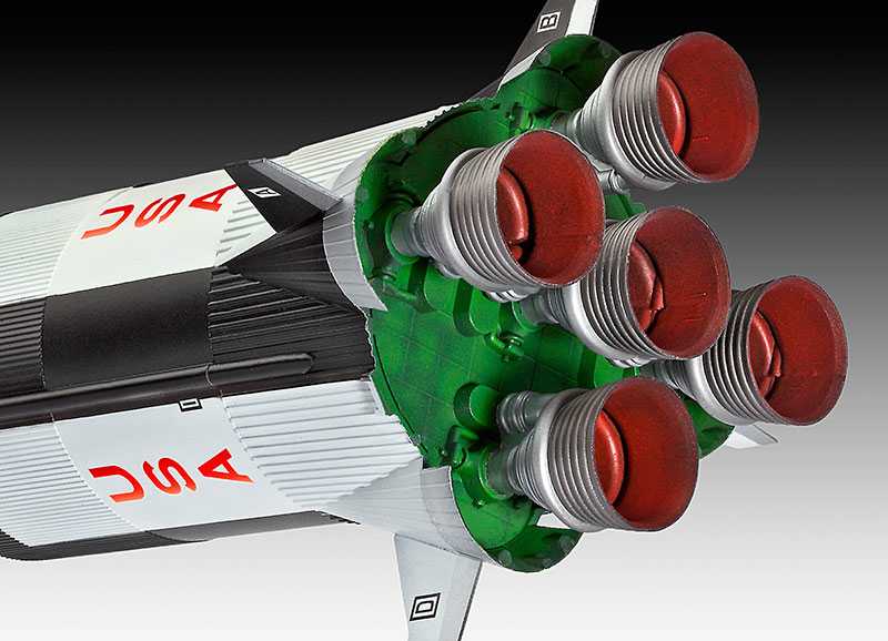 Plastic ModelKit vesmír 04909 - Saturn V (1:144)