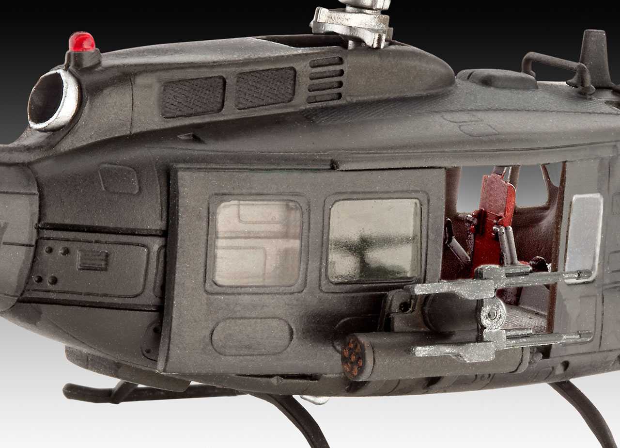 Plastic ModelKit vrtulník 04983 - Bell UH-1H Gunship (1:100)