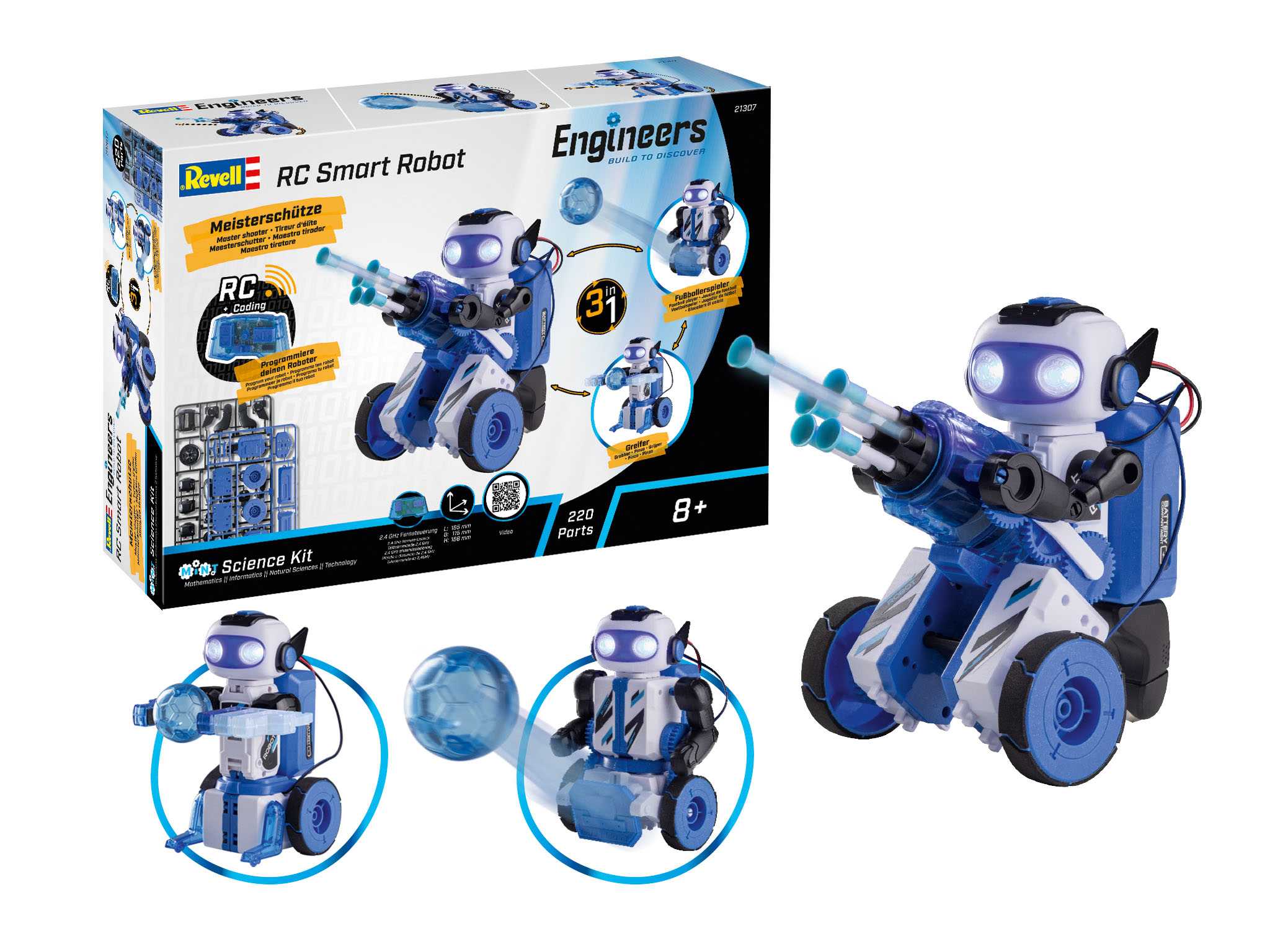 Revell Engineers 21307 - Smart Robot 3in1