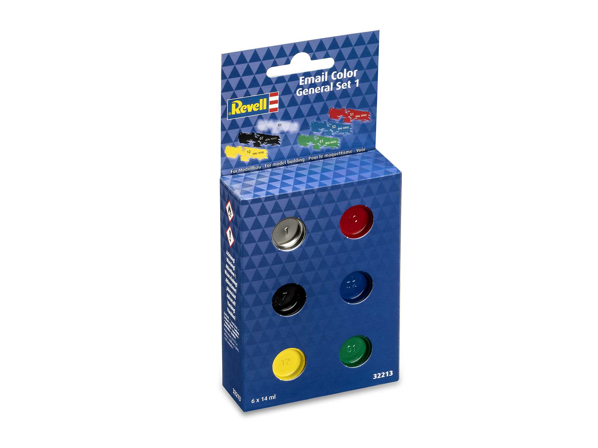 Sada barev Email Color 32213 - General Set 1 - Gloss (6 x 14ml)