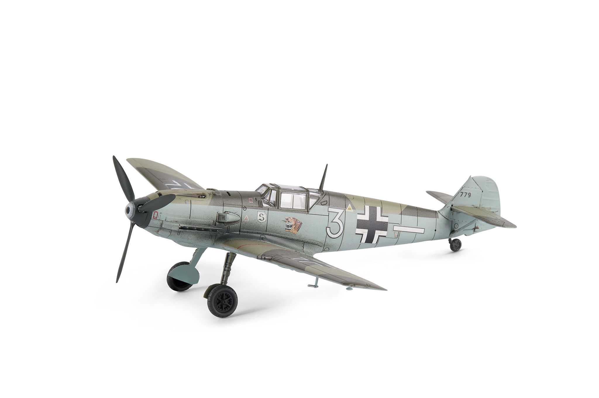 Starter Kit letadlo 73781 - Messerschmitt Bf109E-3 (1:72)