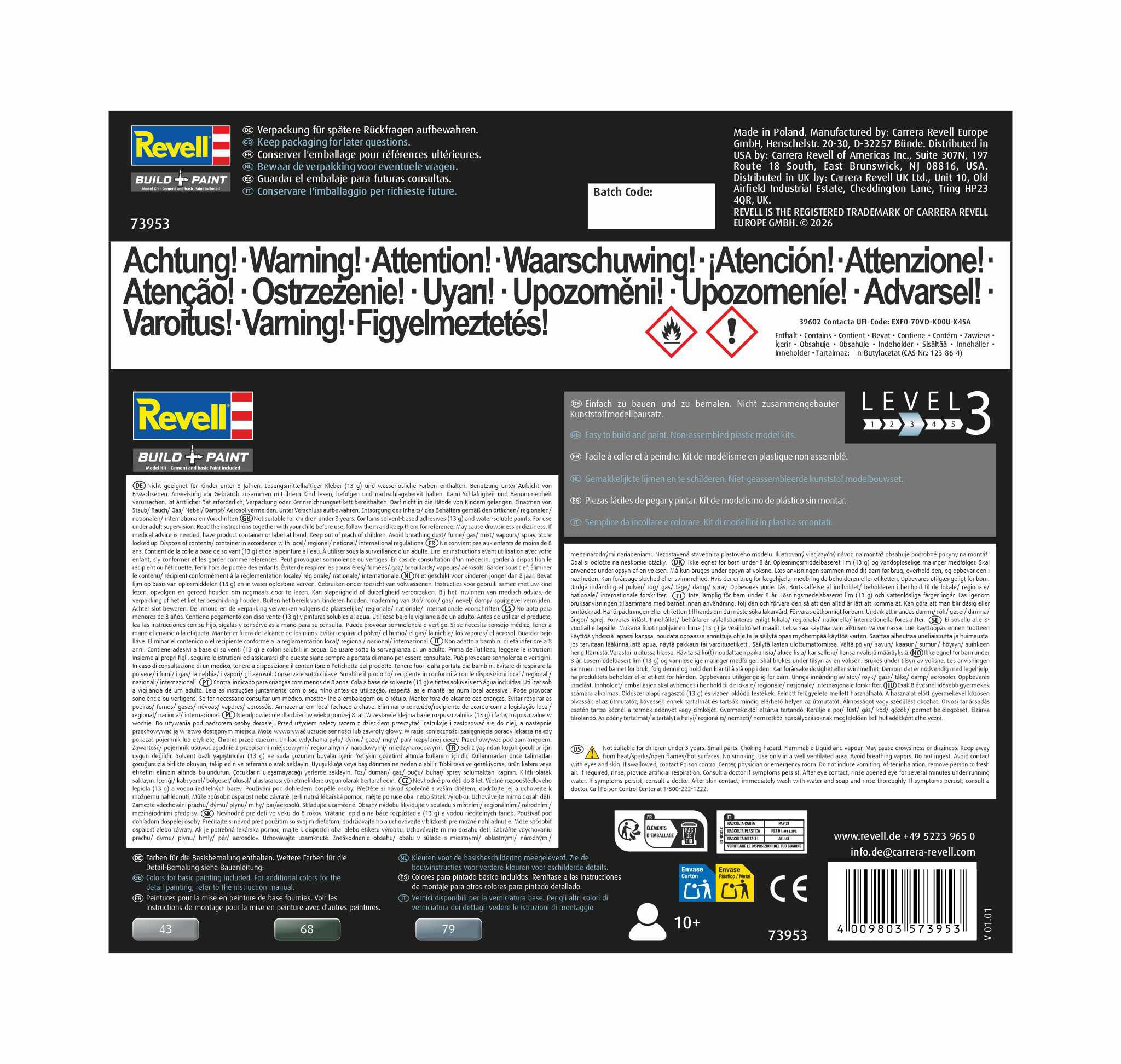 Starter Kit letadlo 73953 - Spitfire Mk.IIa (1:72)