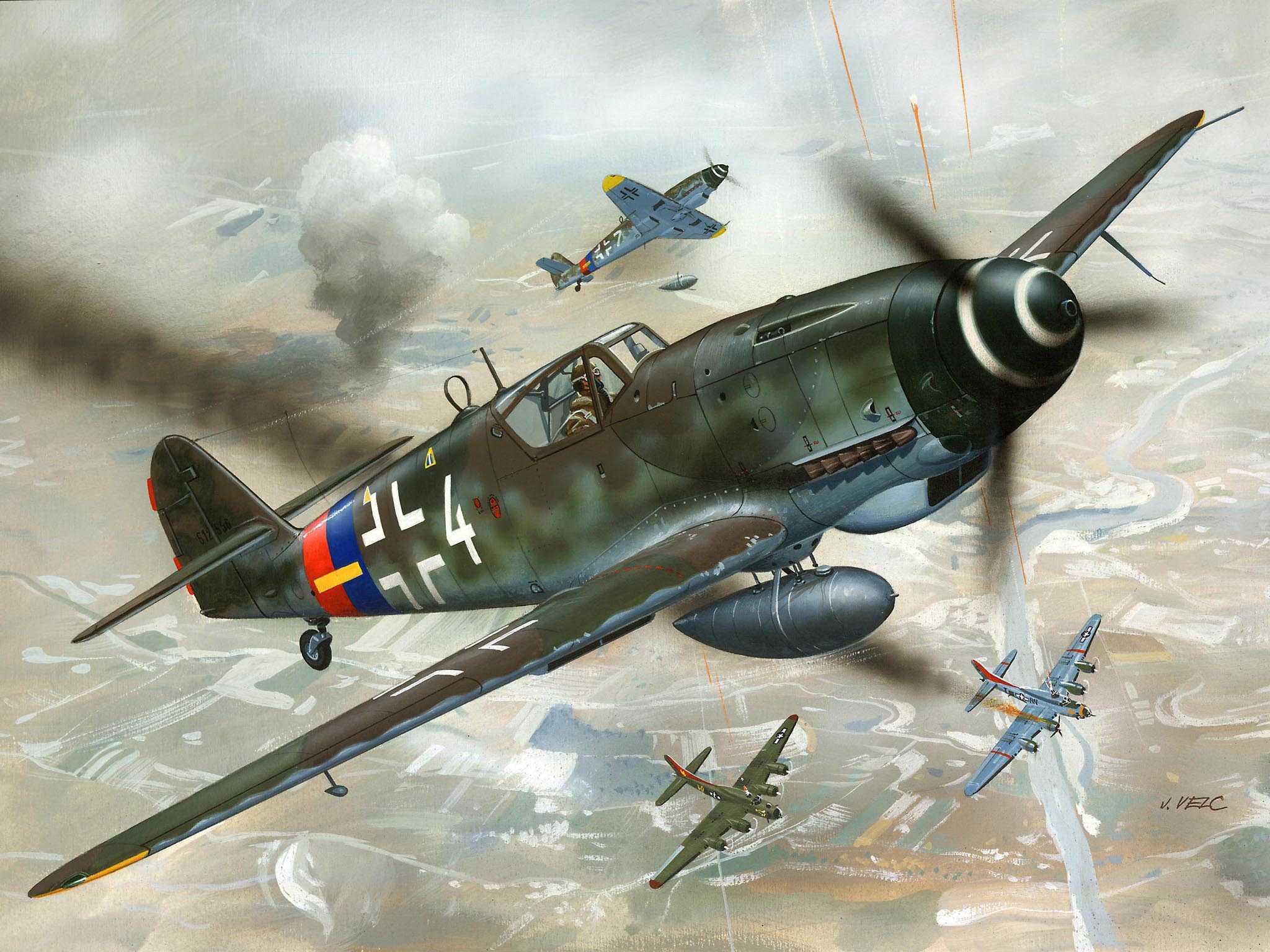 Starter Kit letadlo 74160 - Messerschmitt Bf-109 (1:72)