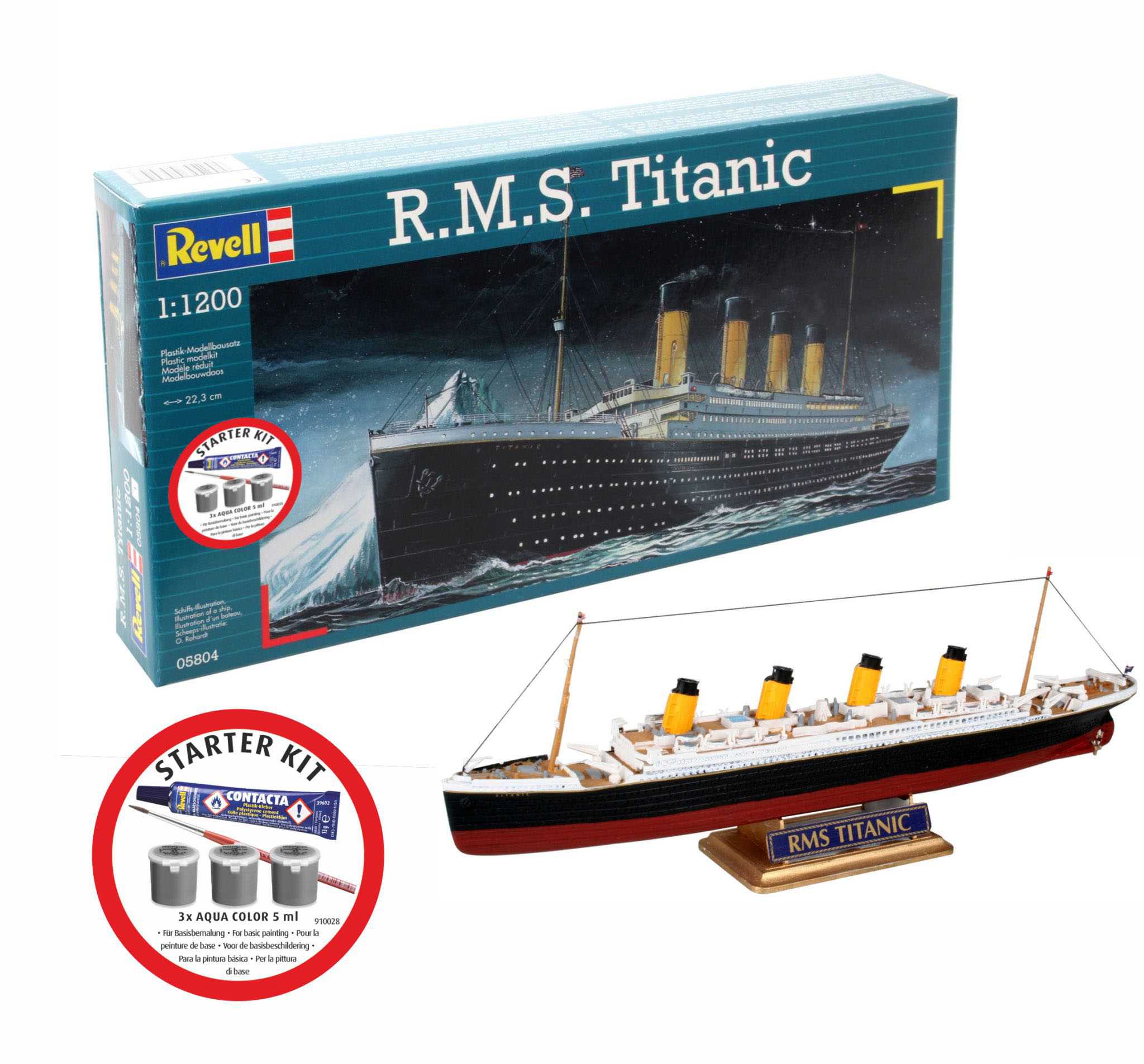 Starter Kit loď 75804 - R.M.S. Titanic (1:1200)